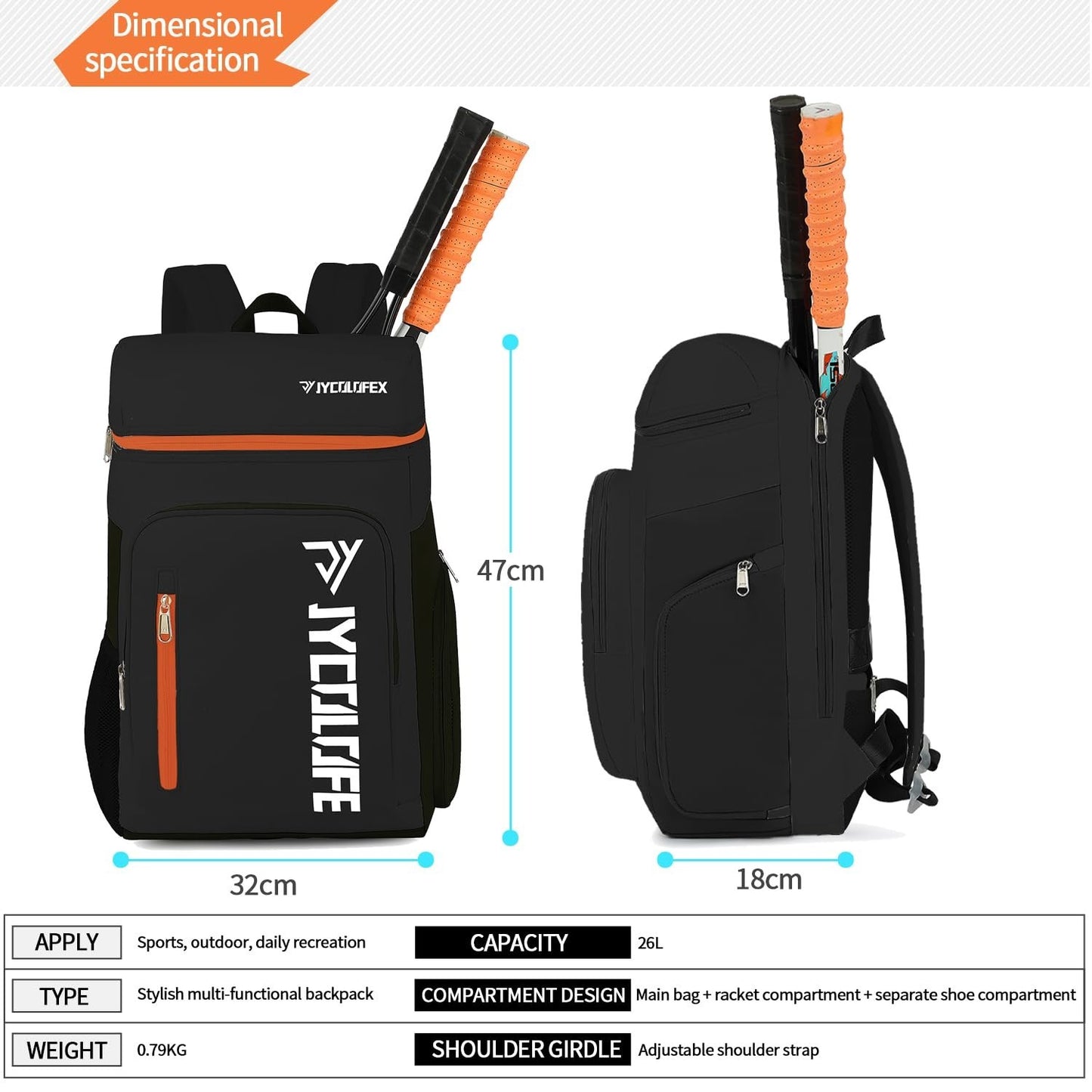 Waterproof Gym Duffel Backpack with Shoe Compartment, 4 Carry Methods, Sports &2