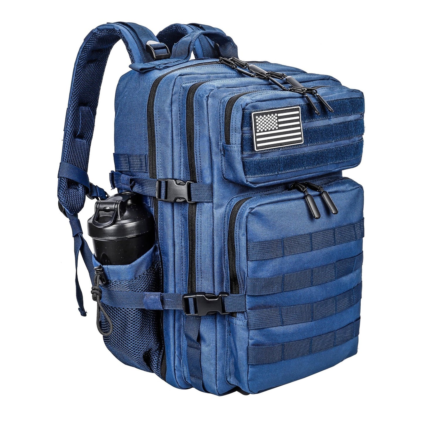 Tactical 45L Military Backpack for Men & Women   3 Day Assault Rucksack, Molle S1