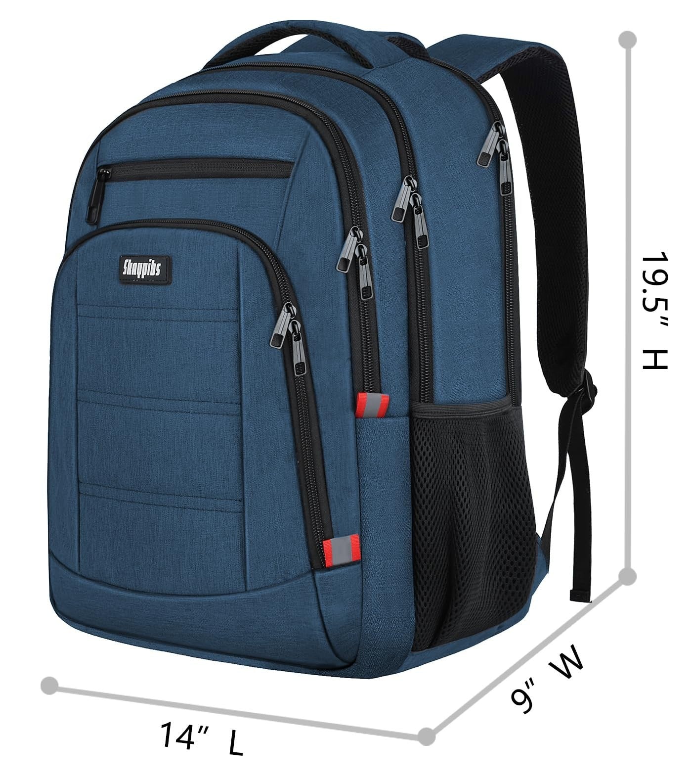 Travel Laptop Backpack 17.3 Inch, Water Resistant Anti Theft Daypack for Work, B2