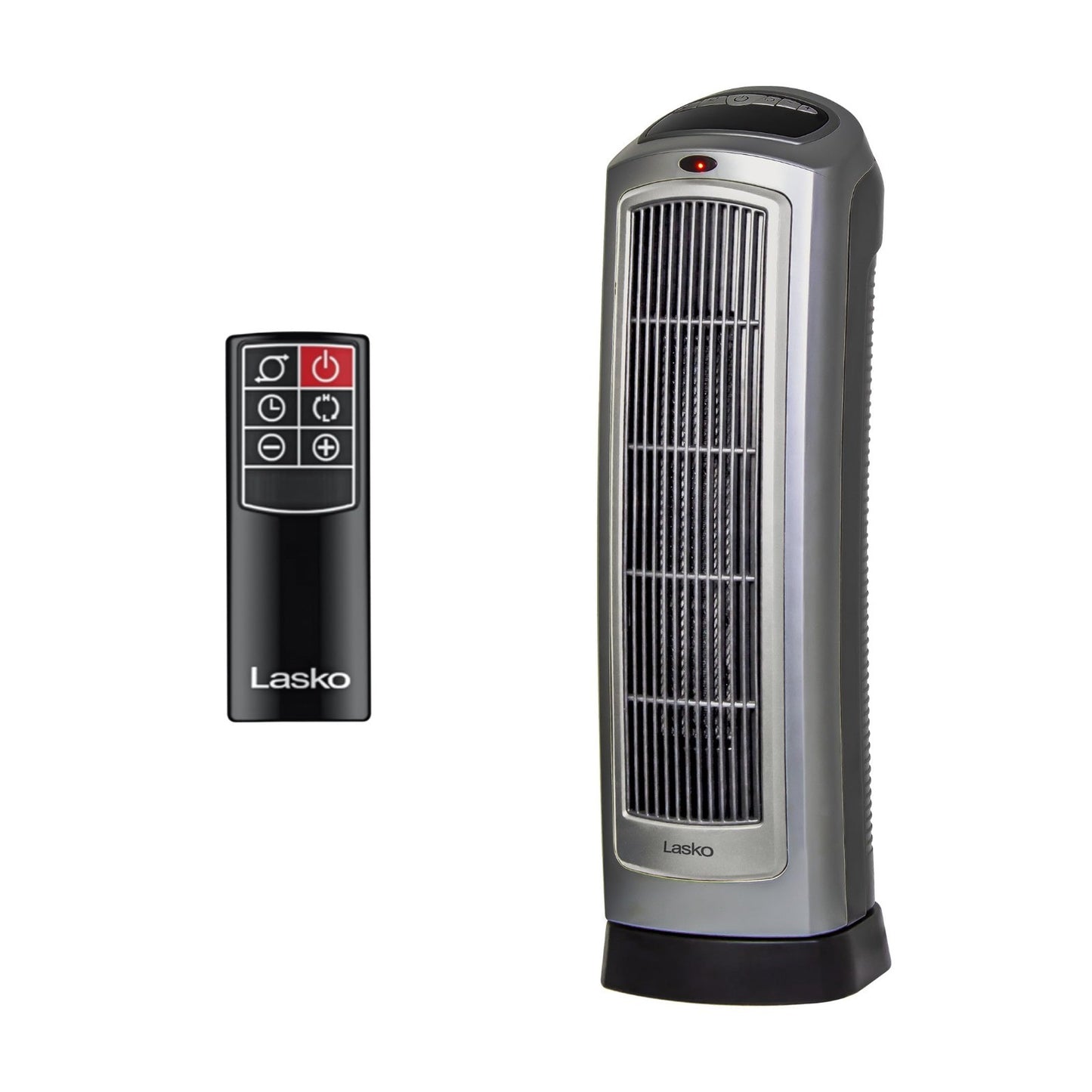 Digital Ceramic Tower Heater with Remote Control, Adjustable Thermostat, 1500W,1