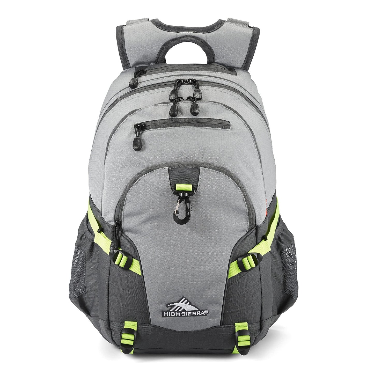 Versatile Travel & Work Backpack with Tablet Sleeve   Steel Grey/Mercury/Neon Gr1