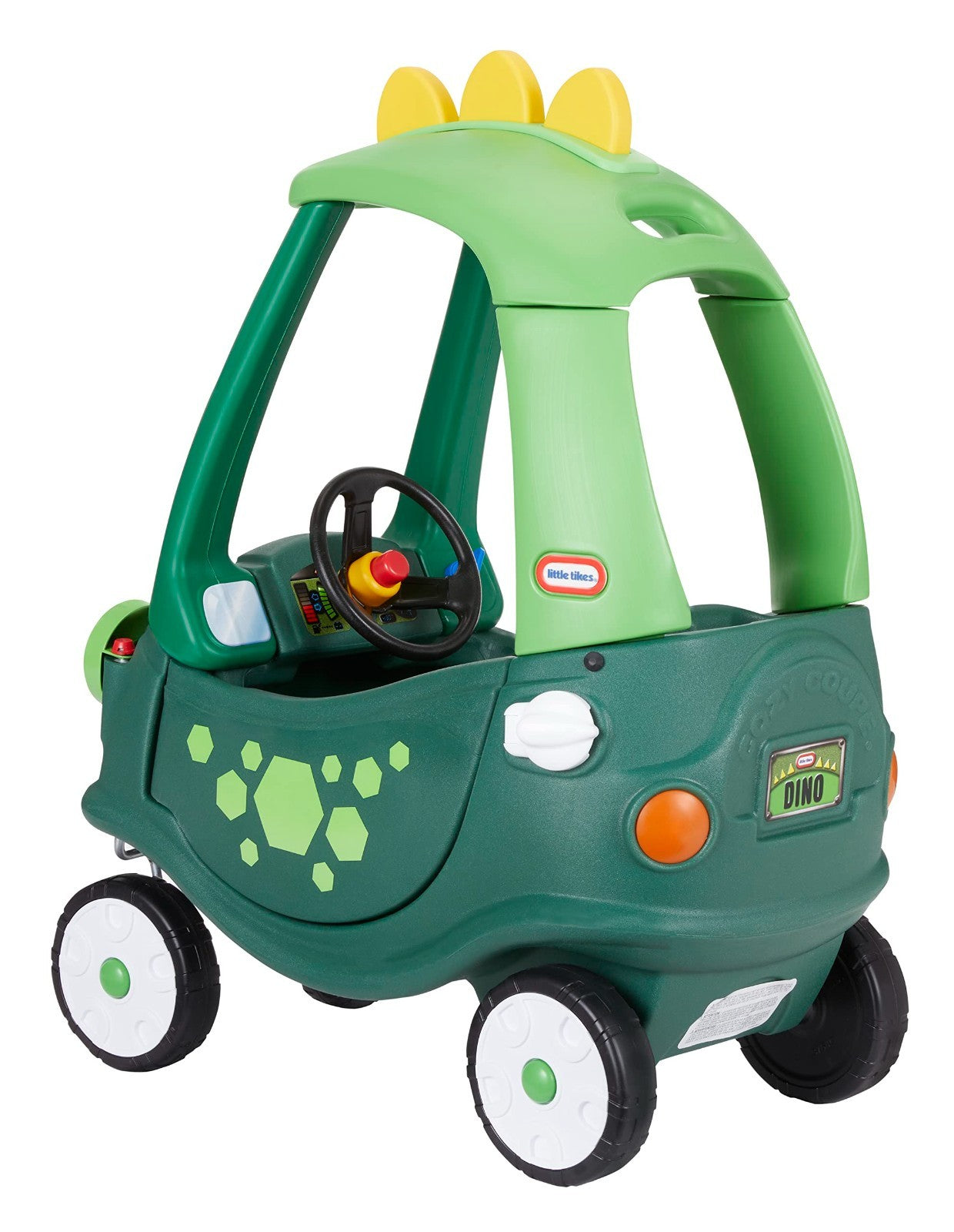 Cozy Coupe Dinosaur Ride-On Toy - Large Green Car for Kids, Outdoor Fun4