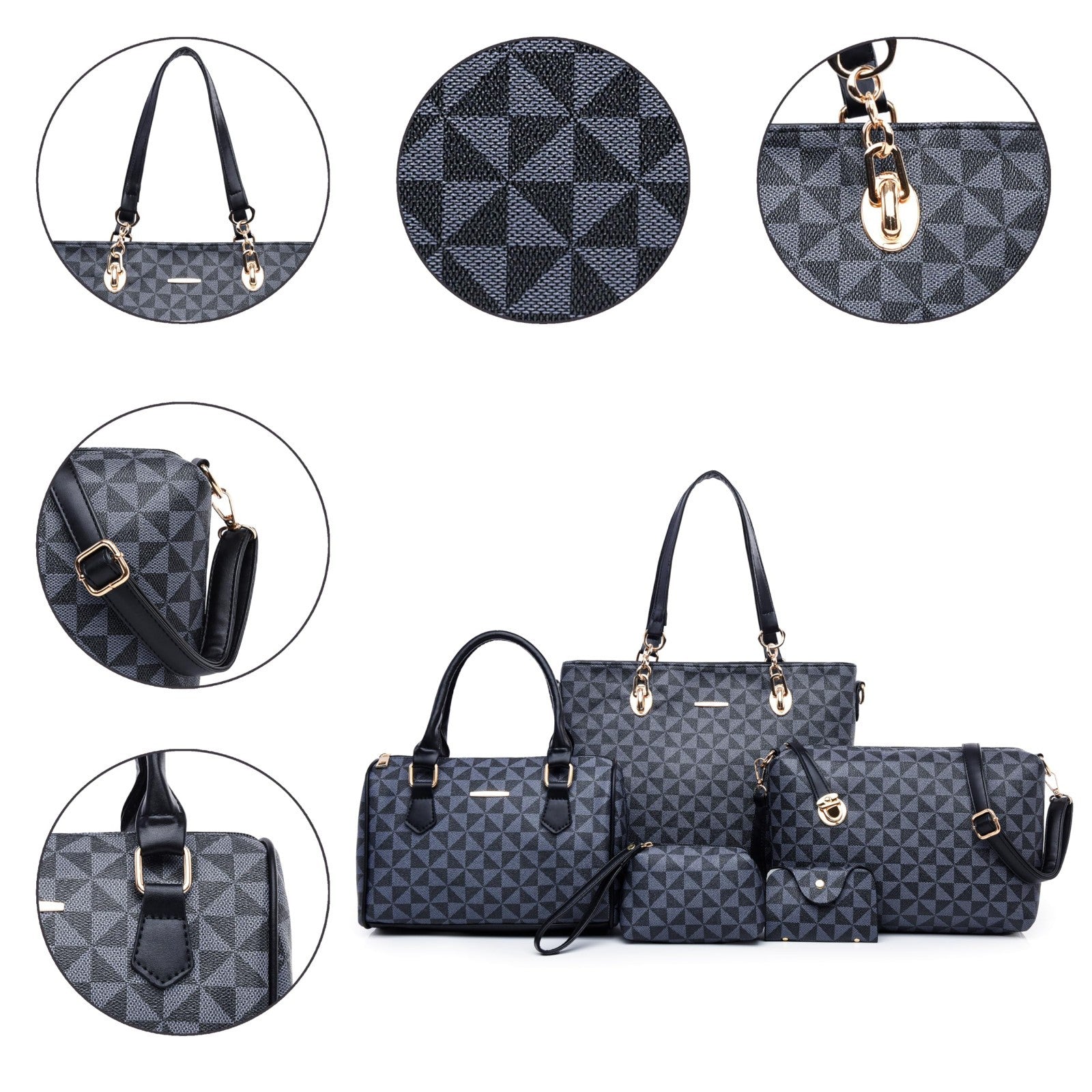 Designer Handbags for Women - Satchel Tote Shoulder Bag, Stylish Purse, Top Hand3