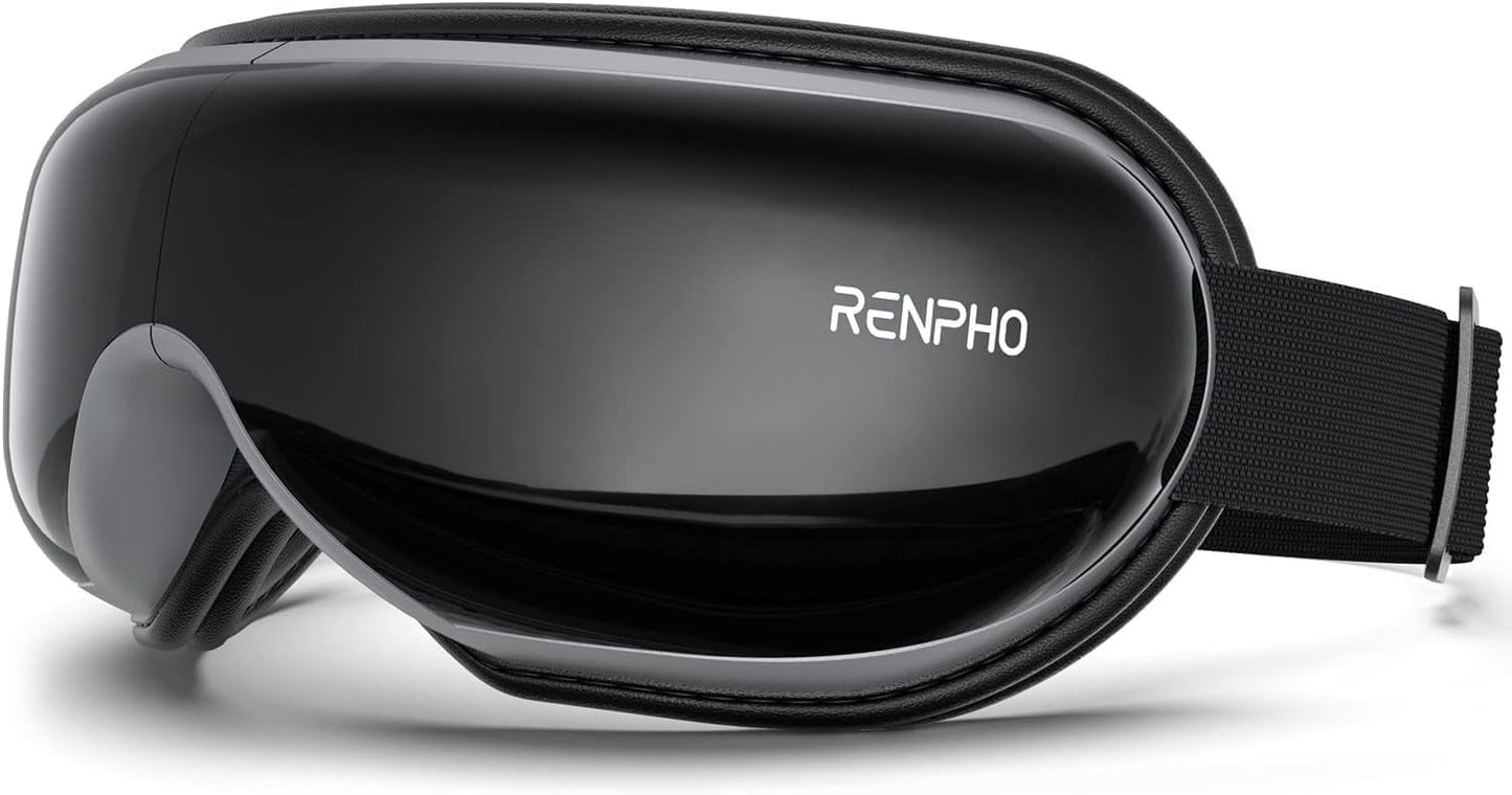 Heated Eye Massager with Vibration, Relief for Head Tension, Eye Strain & Dry Ey0