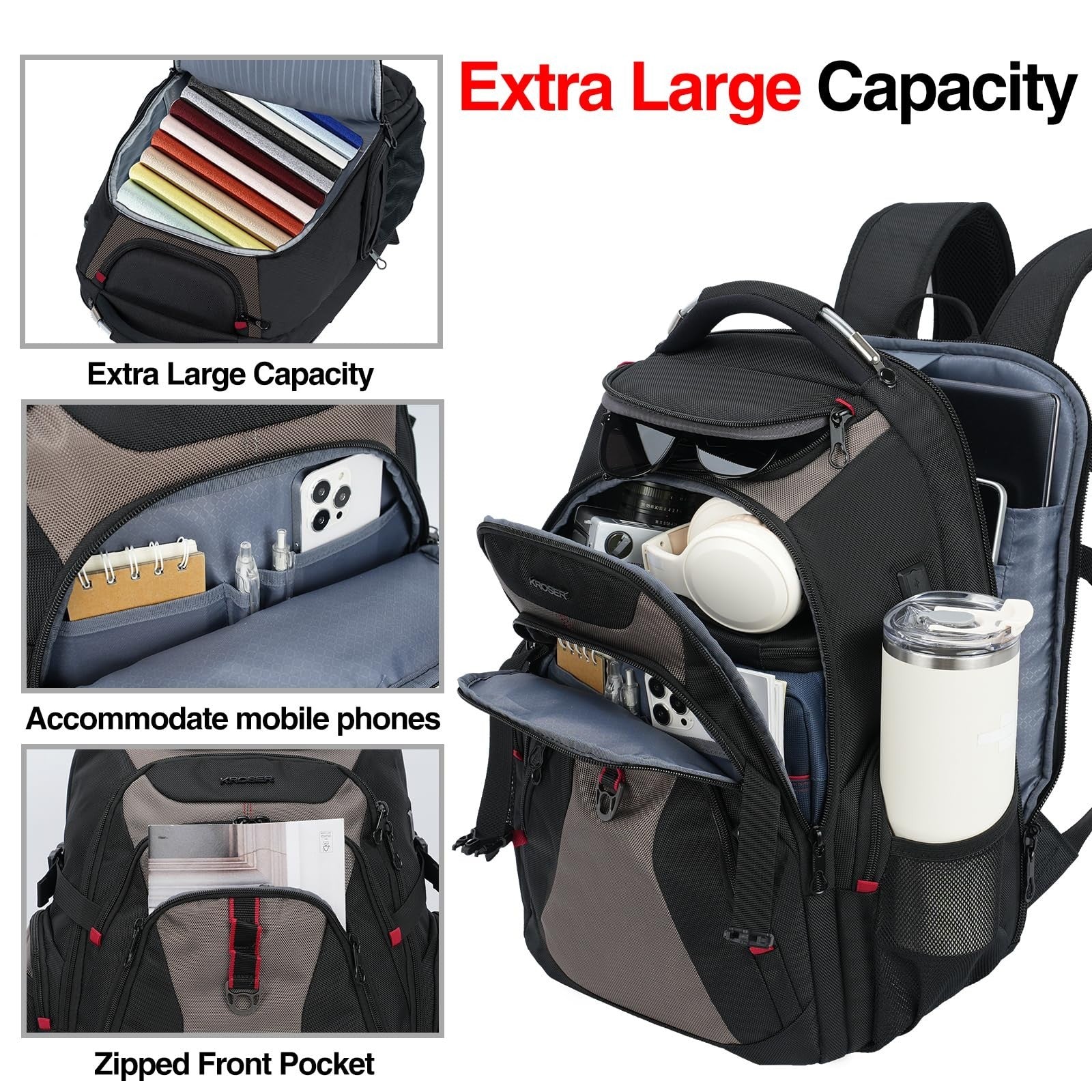 17.3" Laptop Backpack for Men & Women   Stylish Computer Bag for College & Trave3