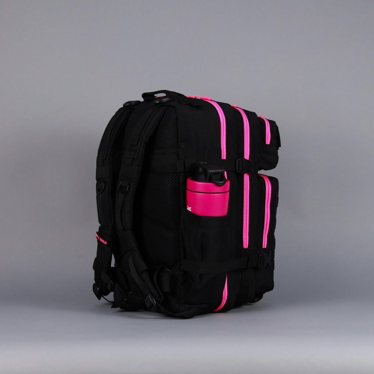 Durable 45L Waterproof Gym Backpack   MOLLE Webbing, Laptop Pocket, 1000D Oxford11