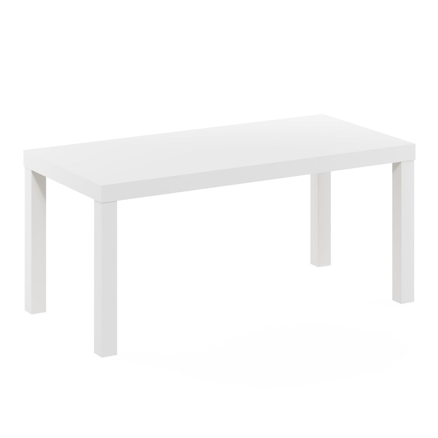 Modern Rectangle Coffee Table - 1.8" Thick Top, Stylish Side Table for Living Ro6