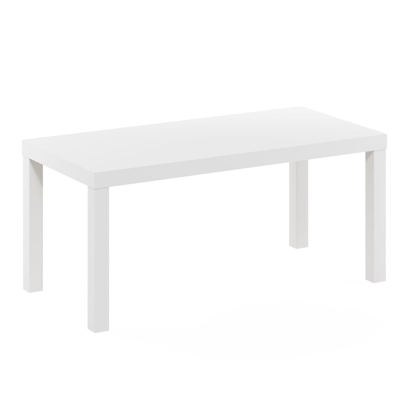 Modern Rectangle Coffee Table - 1.8" Thick Top, Stylish Side Table for Living Ro6