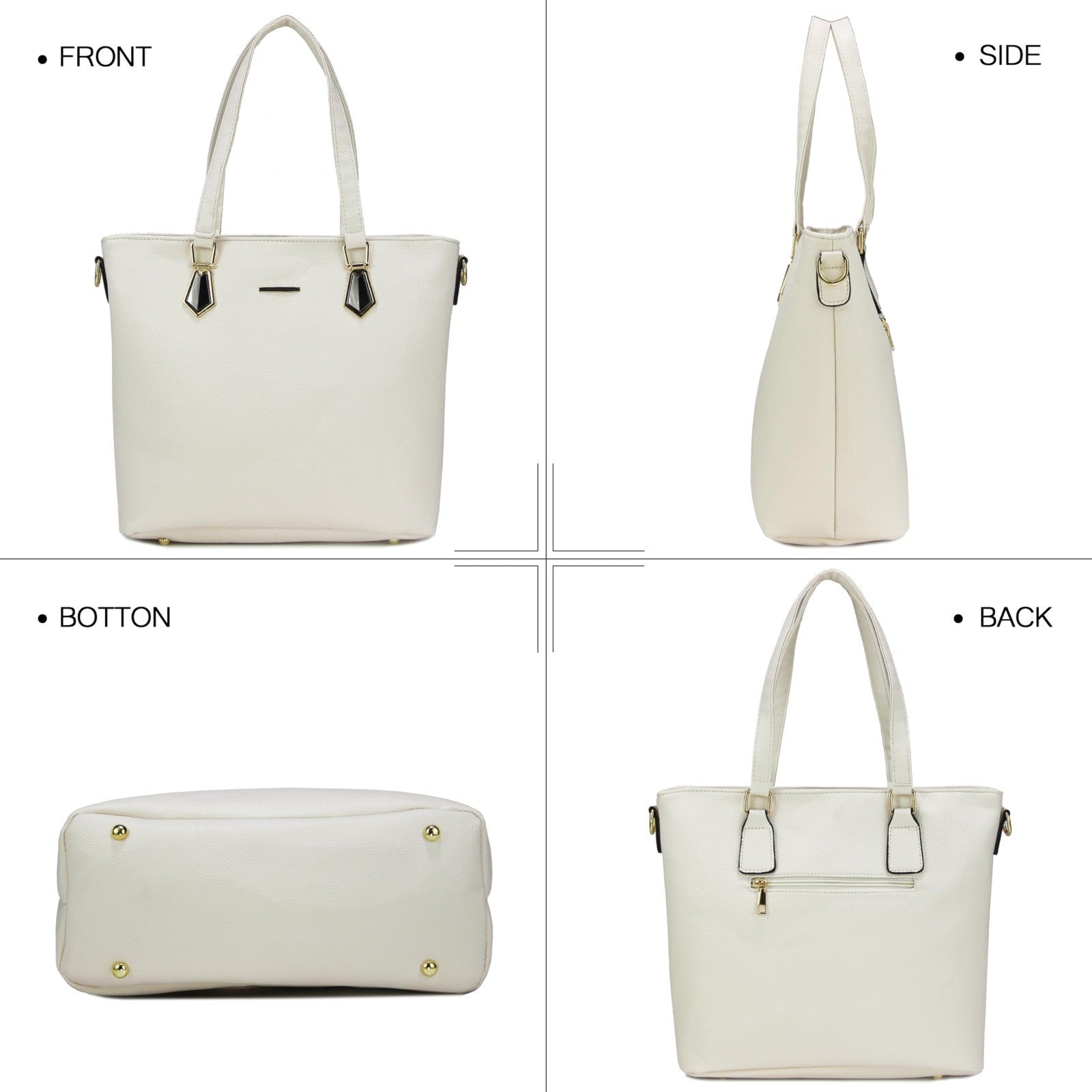Stylish Designer Handbags for Women - Satchel Tote Shoulder Bag, Top Handle3