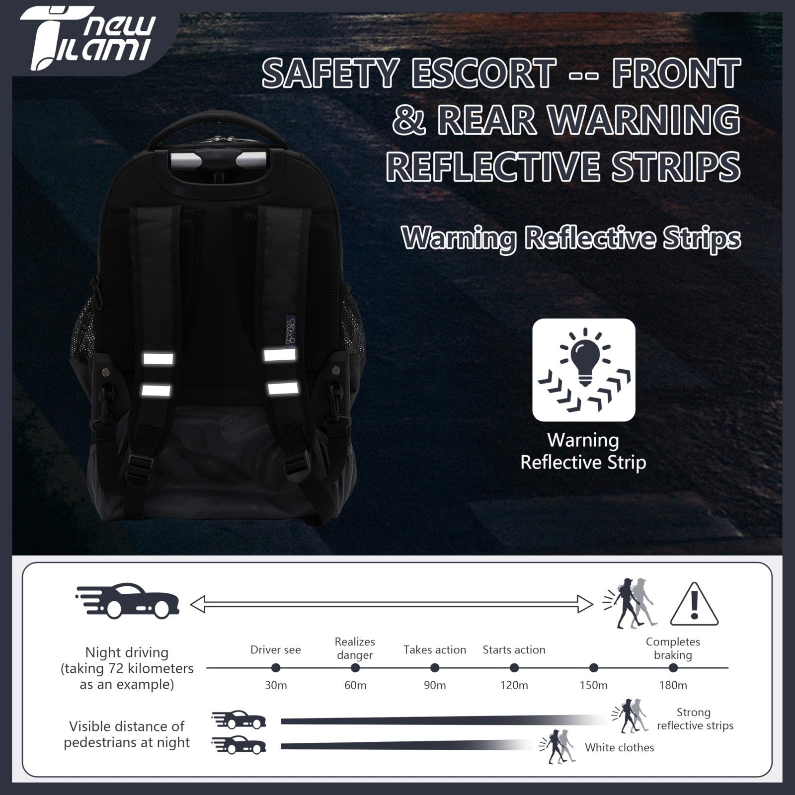 18" Rolling Backpack with Lunch Bag for Kids, School Travel, Girls & Boys5