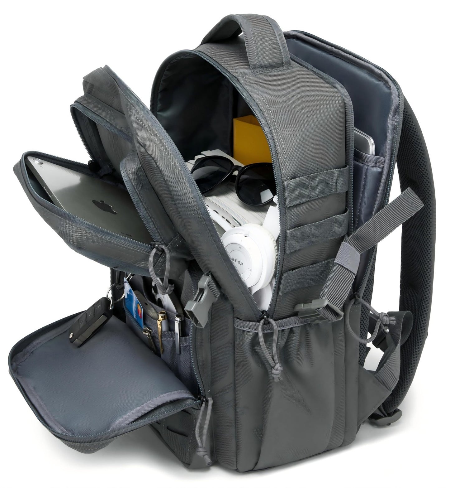 Waterproof Military Tactical Backpack 30L, 3 Day Assault Pack, MOLLE Design, Bla5