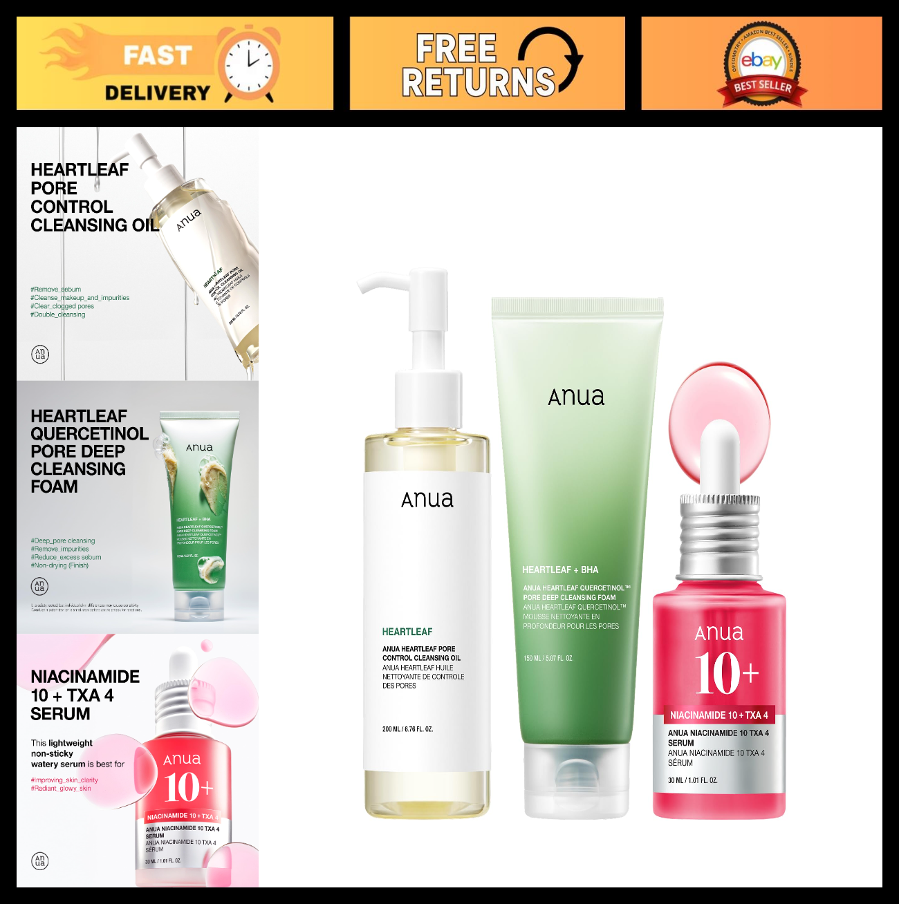 3 Step Glass Skin Beginner Kit for Radiant, Hydrated Complexion   Skincare Set0