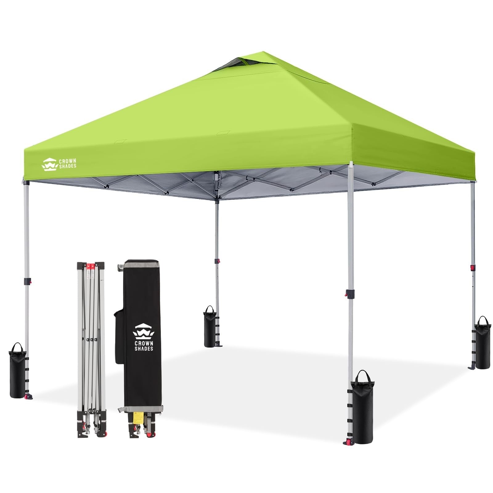 10x10 Pop Up Canopy Tent   Easy Setup Outdoor Sun Shade for Events, Parties, Cam1