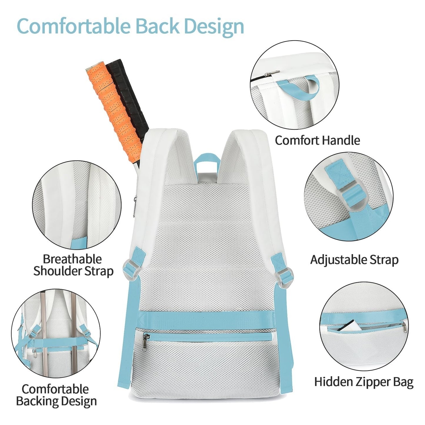 Waterproof Gym Duffel Backpack with Shoe Compartment, 4 Carry Methods, Sports &3