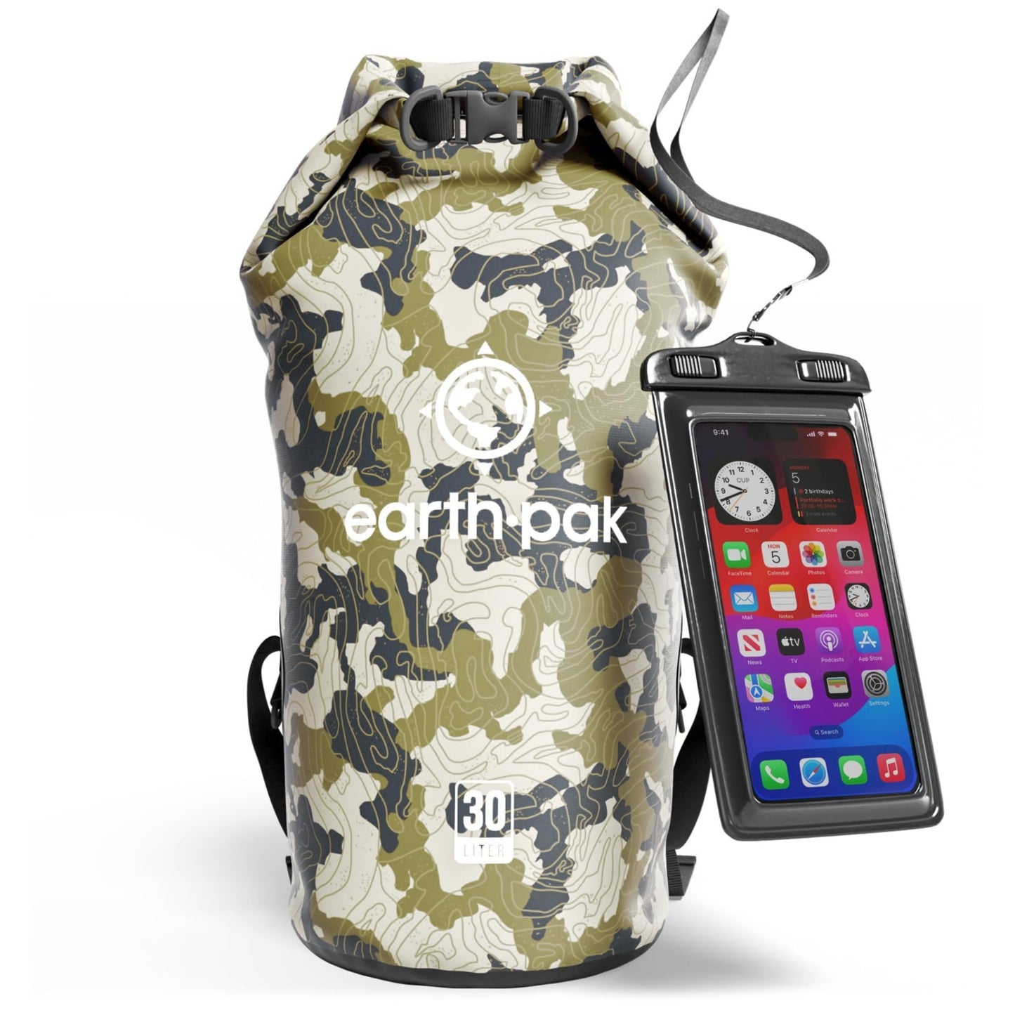 Waterproof Dry Bag Backpack   Roll Top Sack for Kayaking & Gear Protection, Phon1