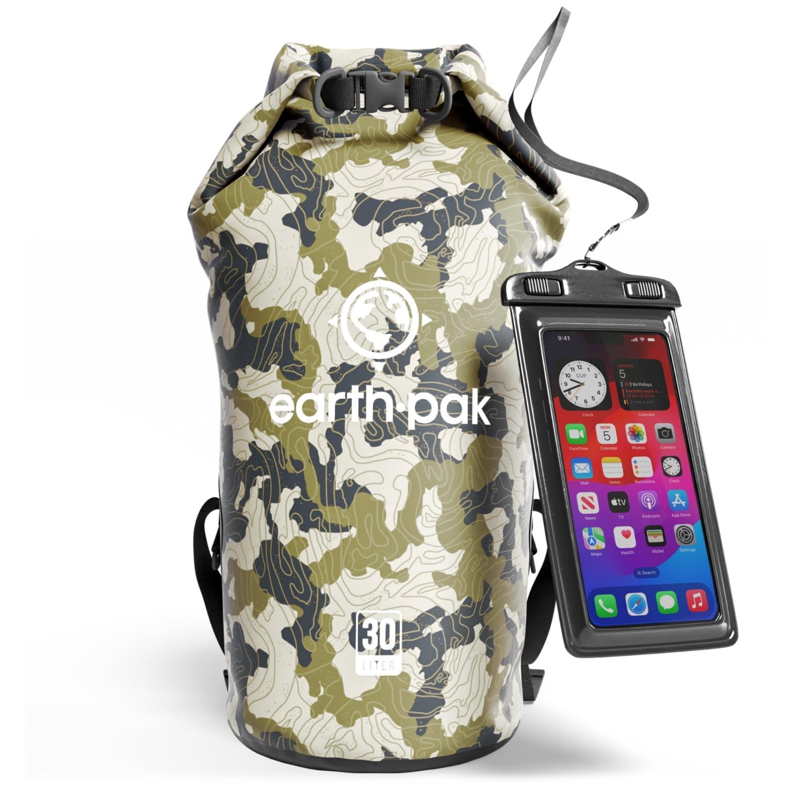 Waterproof Dry Bag Backpack   Roll Top Sack for Kayaking & Gear Protection, Phon1