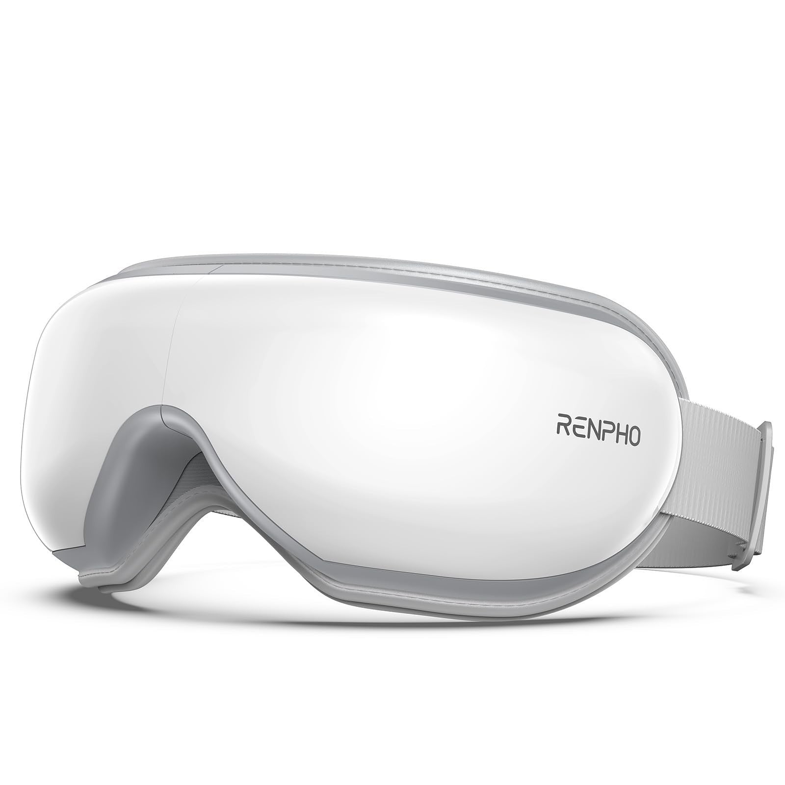 Heated Eye Massager with Voice Control | Vibration Relief for Tension, Strain &7