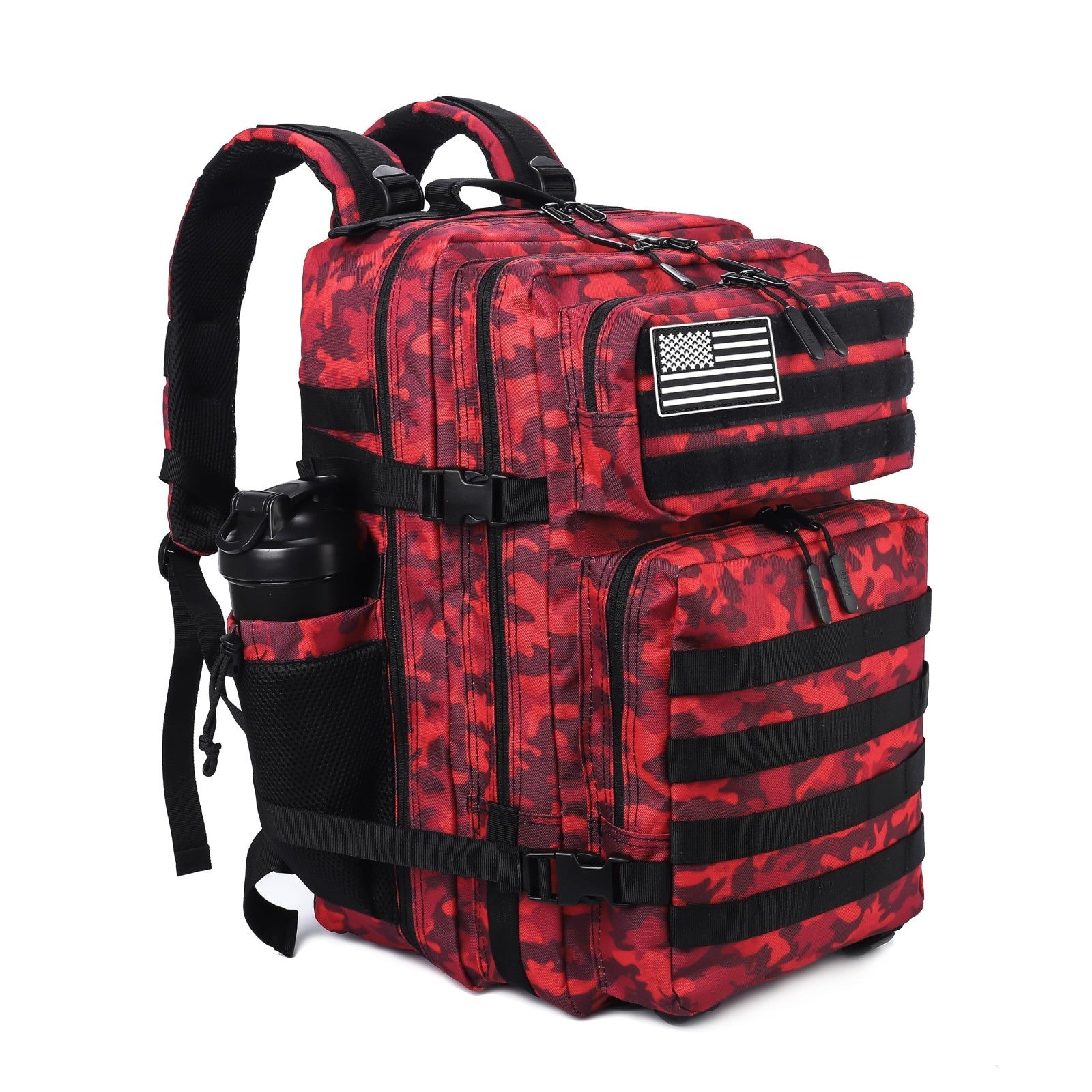 Tactical 45L Military Backpack for Men & Women   3 Day Assault Rucksack, Molle S1