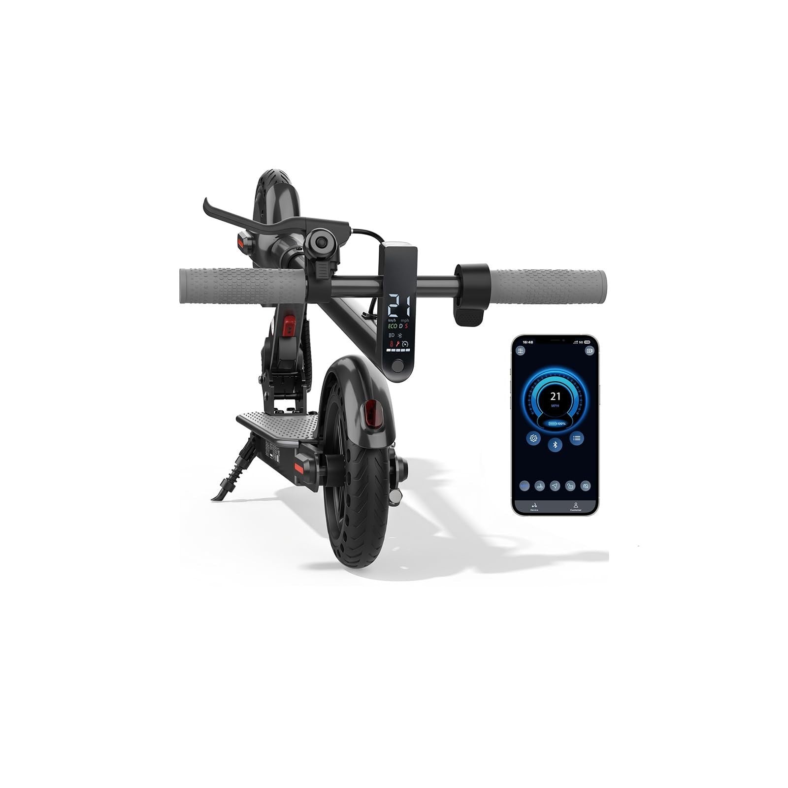 High-Power Electric Scooter for Adults, 1200W/1000W/500W Motor, 10"/8.5" Tires,1
