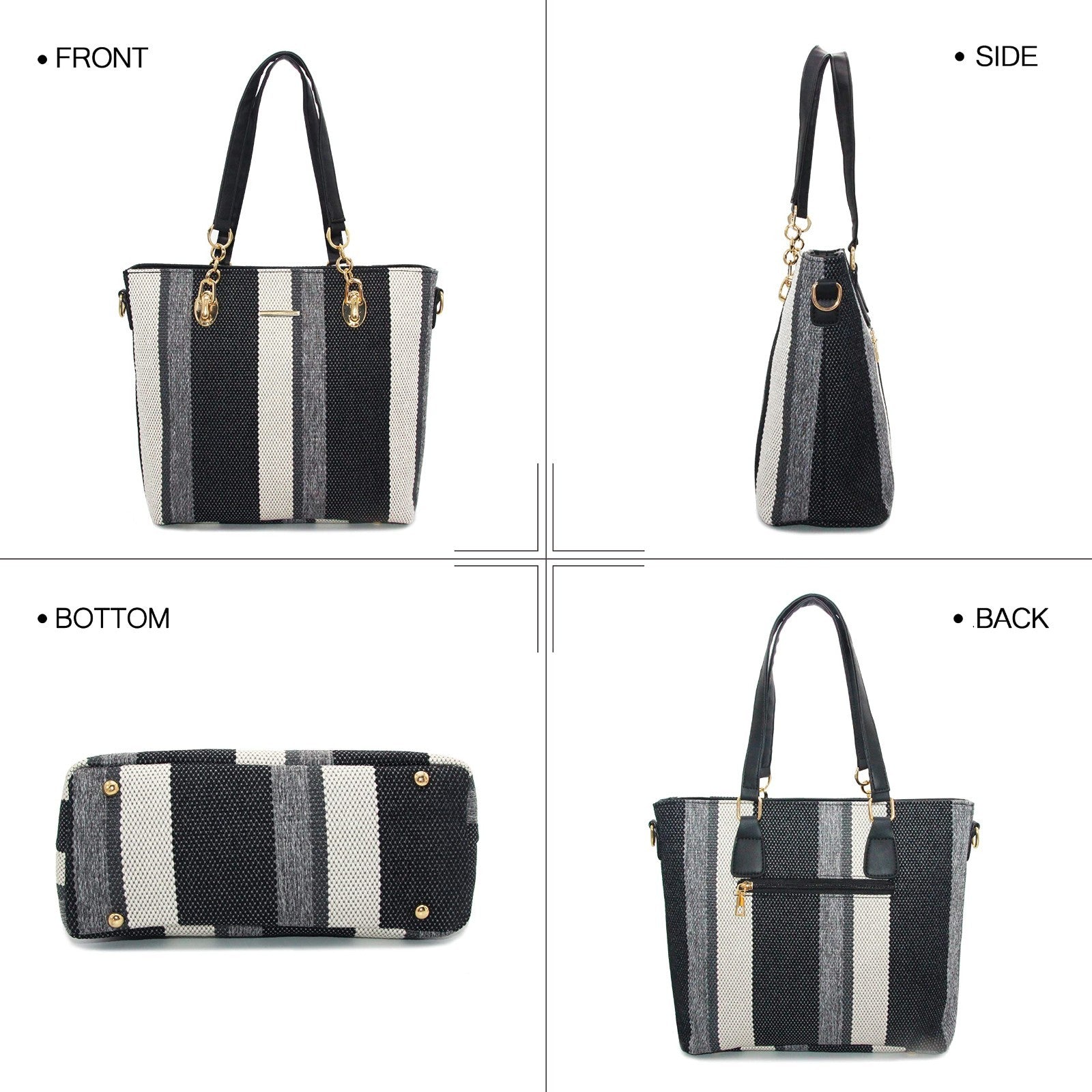 Designer Handbags for Women - Satchel Tote Shoulder Bag, Stylish Top Handle Purs4
