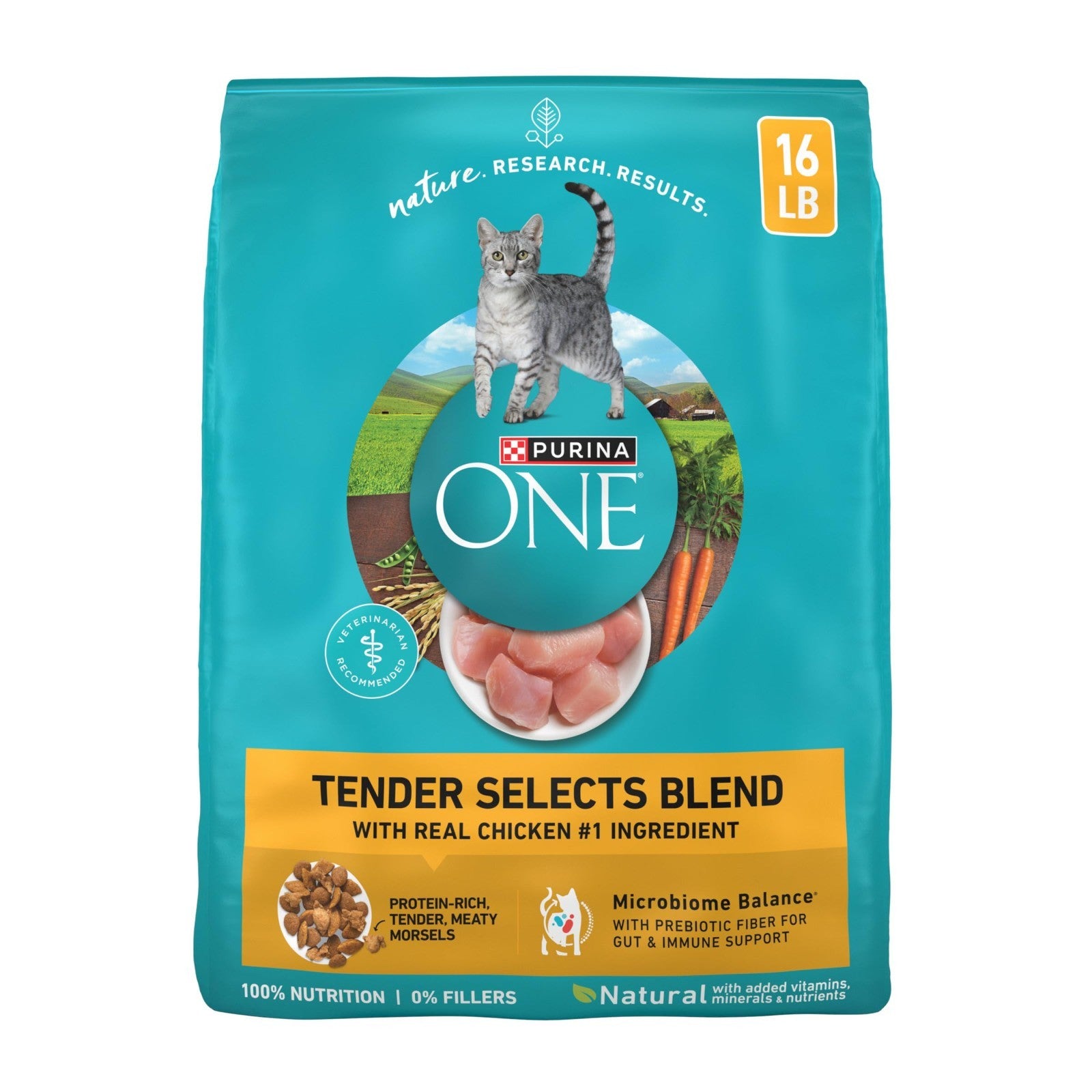 Tender Selects Dry Cat Food, Chicken Flavor, 16 lb Bag   High Protein, Grain Fre1