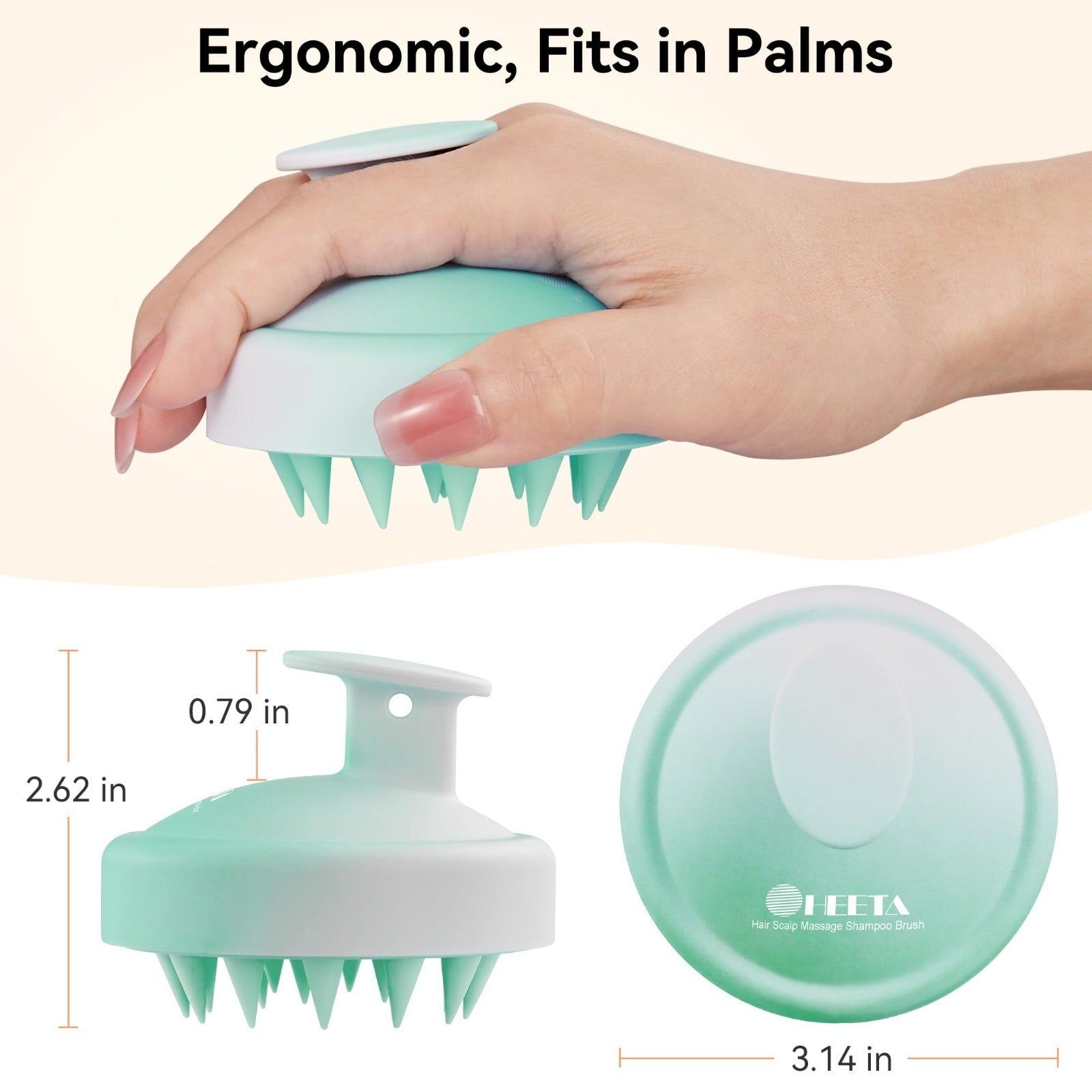 Scalp Massager Shampoo Brush   Soft Silicone Scrubber for Hair Growth & Dandruff6