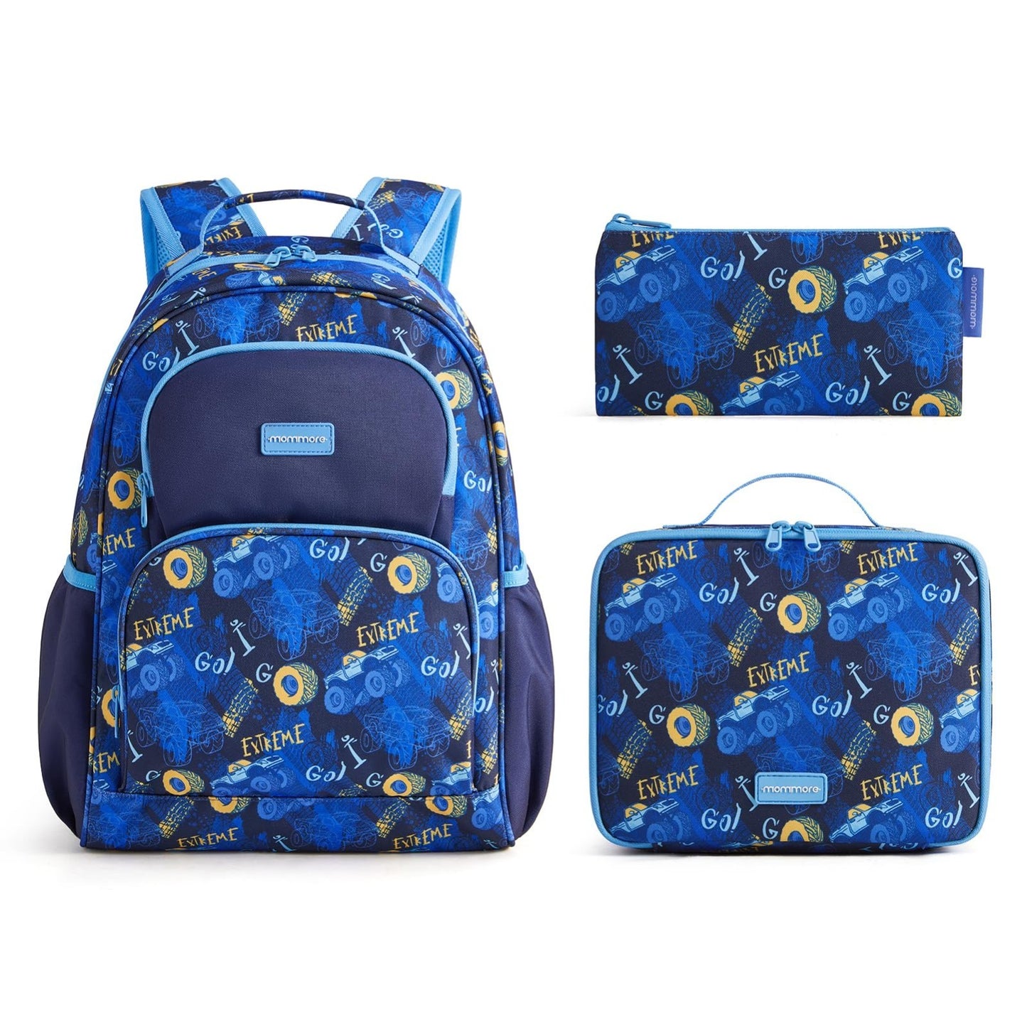 Kids Backpack Set 3PCS for School, Large Capacity 23L, Lightweight, Water-Resist1