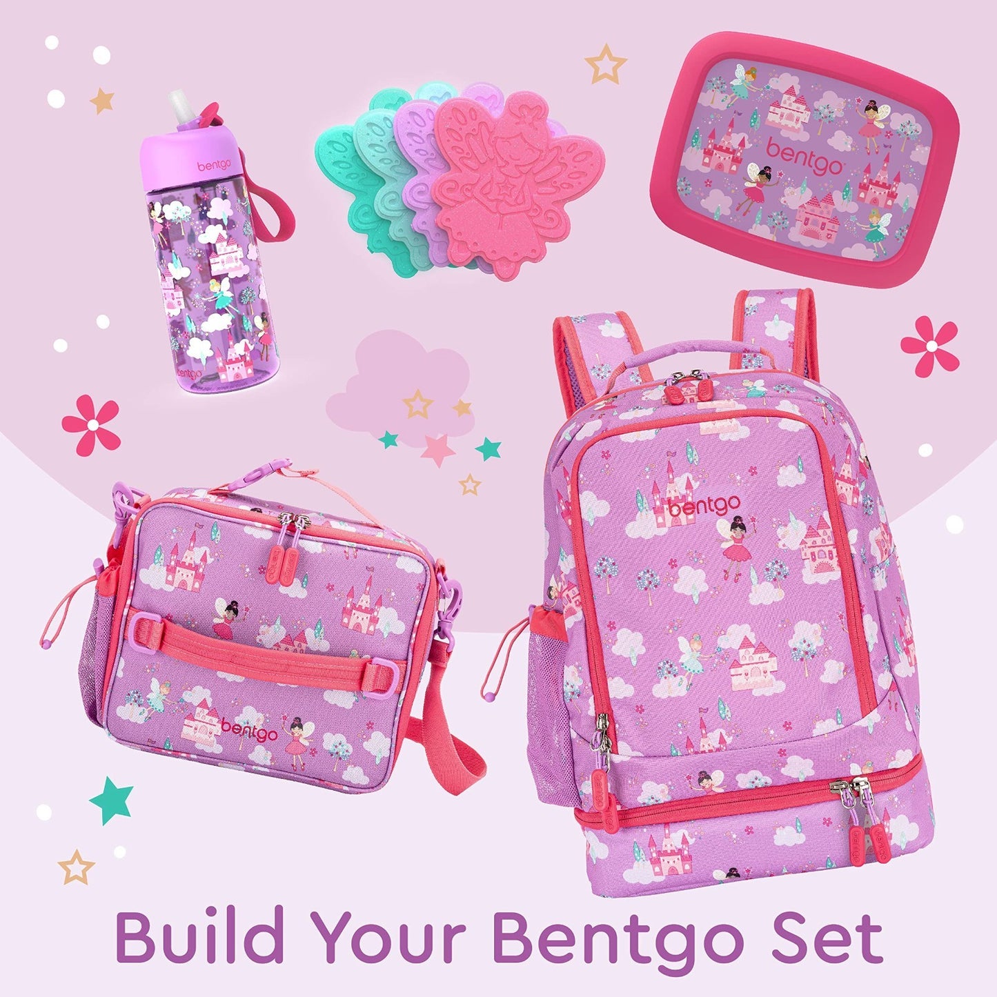 2 in 1 Kids Backpack & Insulated Lunch Bag with Padded Straps   Durable & Stylis5