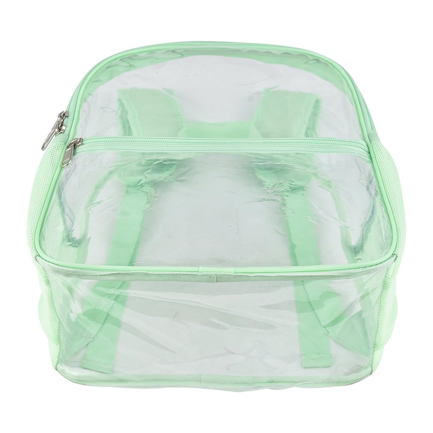 Clear Stadium Backpack 12x11x6" | Waterproof Game Day Bag with 2 Side Pockets6