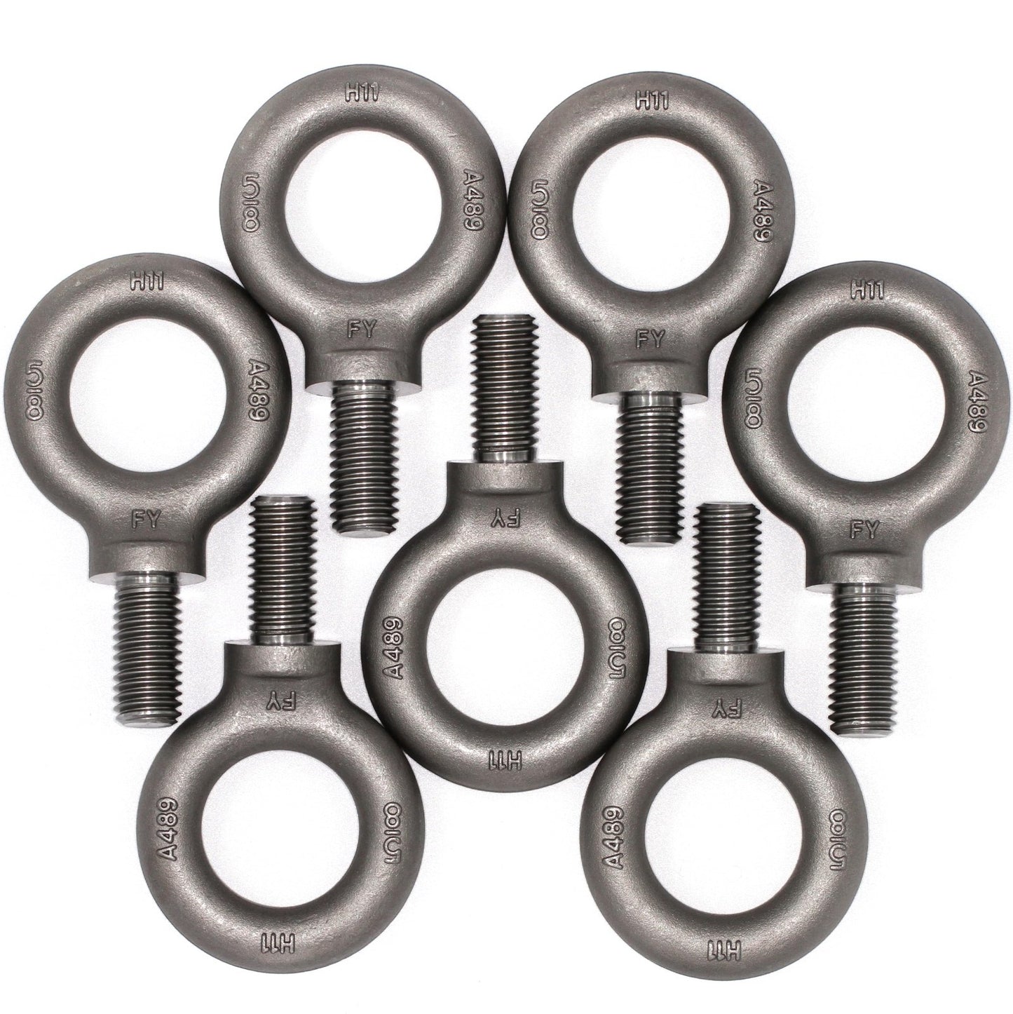 7 Pcs Lifting Shoulder Eye Bolts 5/8"-11 X 1-1/4" Heavy Duty Hardware Set1