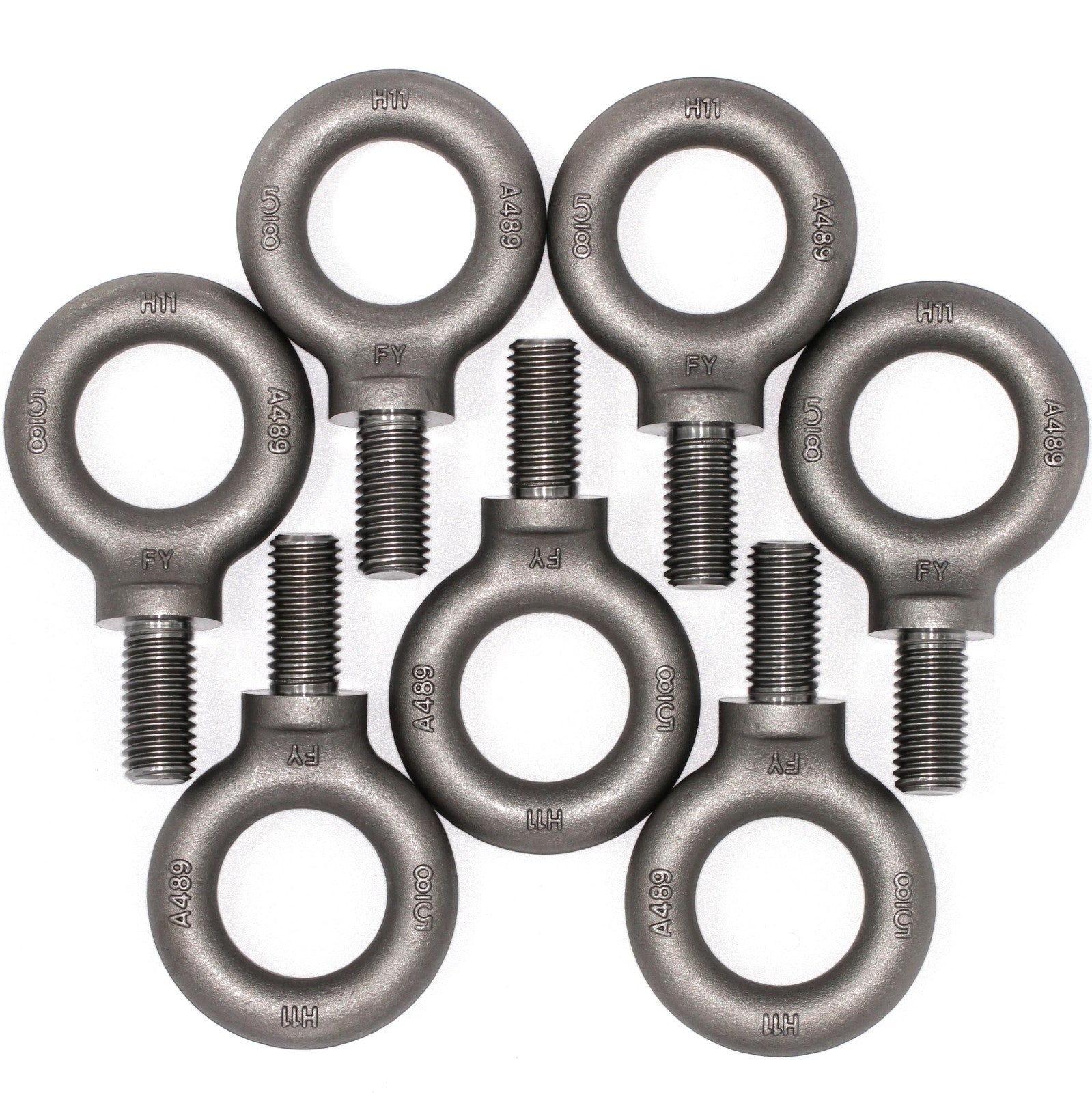 7 Pcs Lifting Shoulder Eye Bolts 5/8"-11 X 1-1/4" Heavy Duty Hardware Set1
