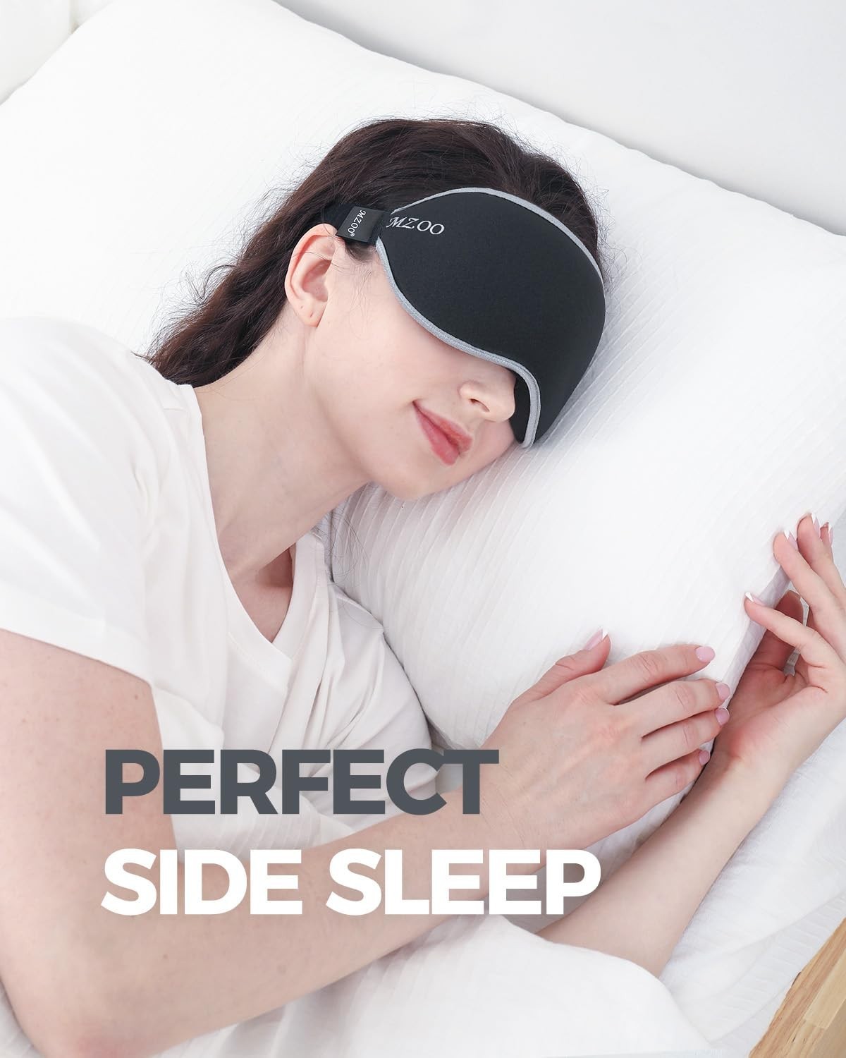 3D Luxury Sleep Mask for Light Blocking | Soft Eye Cover for Travel & Naps2