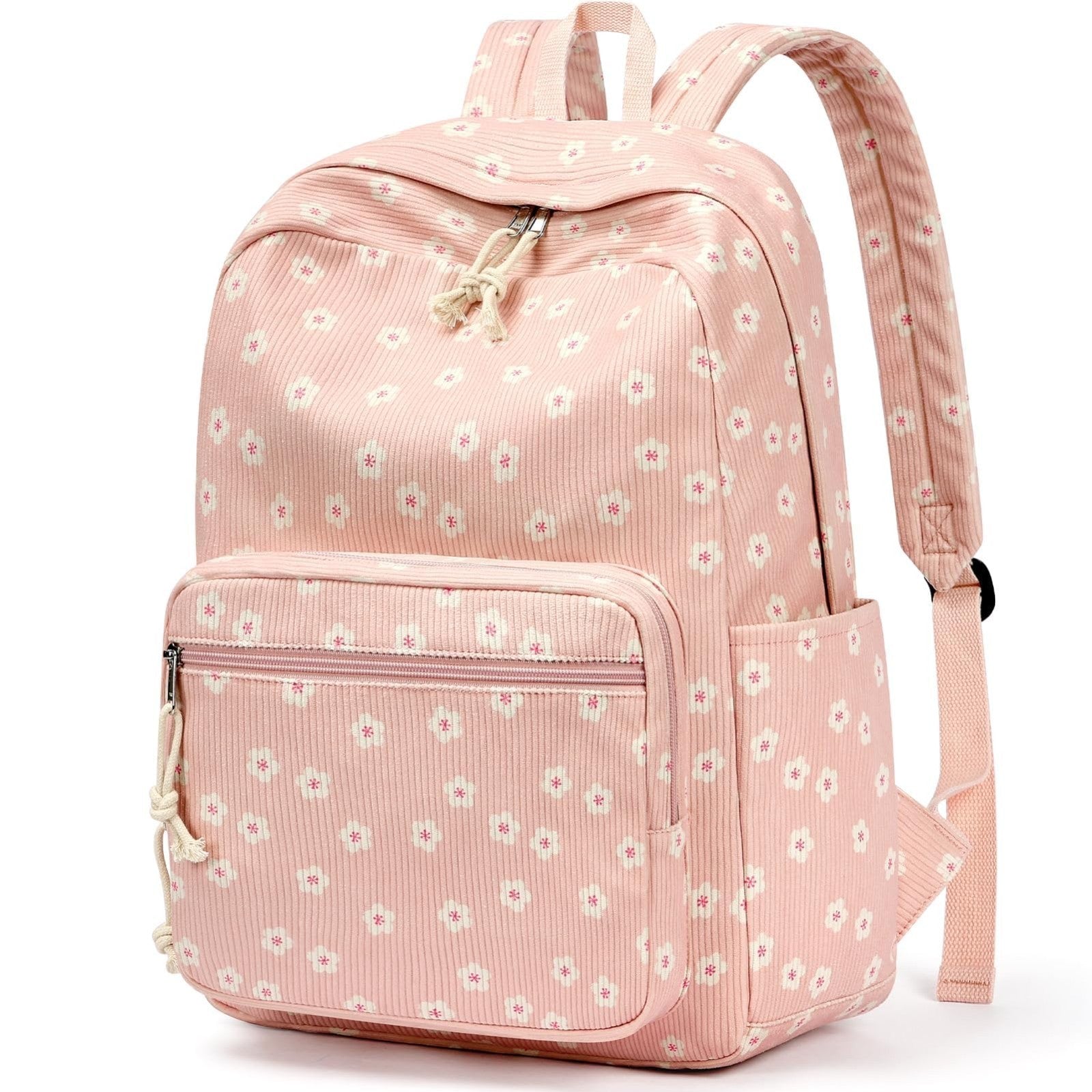 Adorable Preppy Corduroy Kids Backpack & Bookbag for Girls   School Essentials7