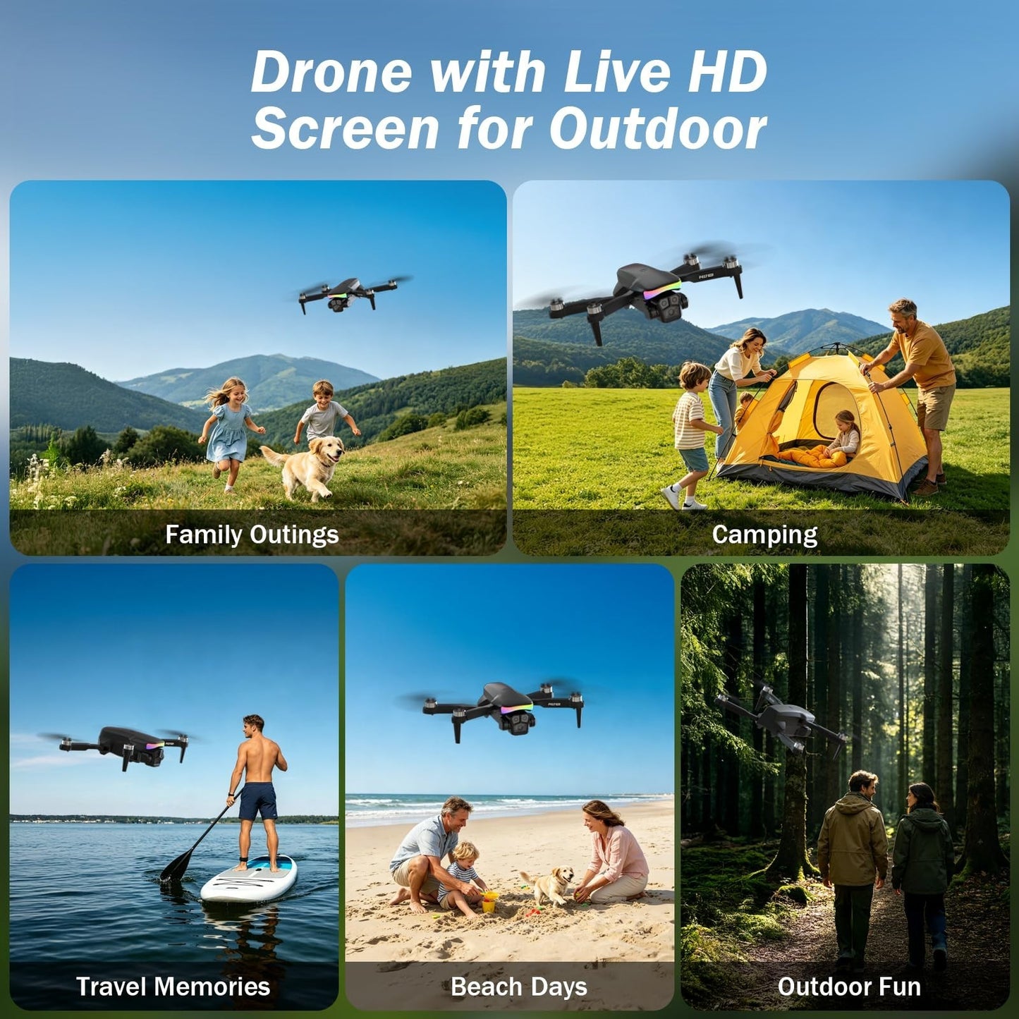 1080P Mini Drone with Camera for Kids & Adults, LED Lights, Dual Lens, Beginner5