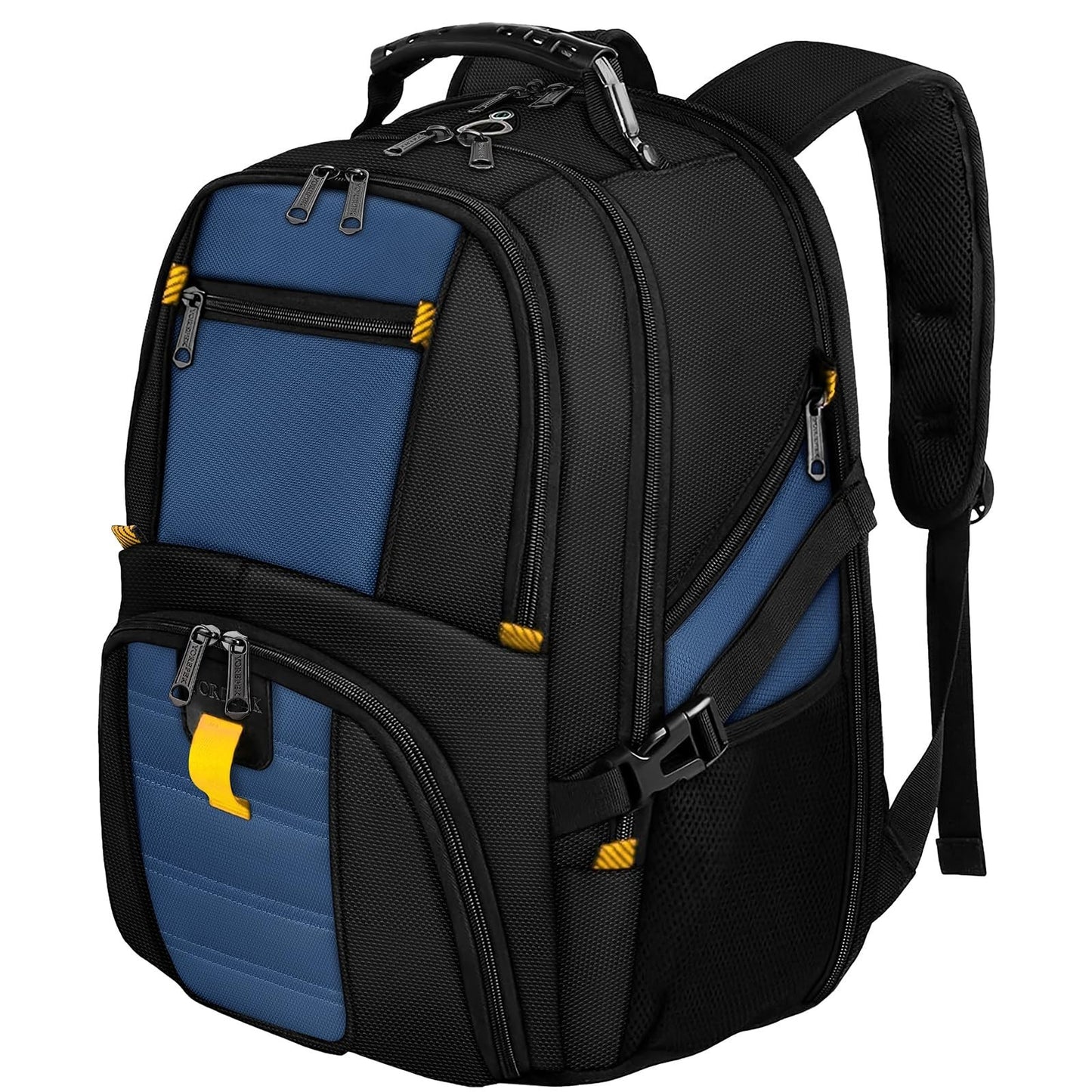 Large Laptop Backpack for Men, Heavy Duty Travel Bag, Waterproof, Multi Compartm1