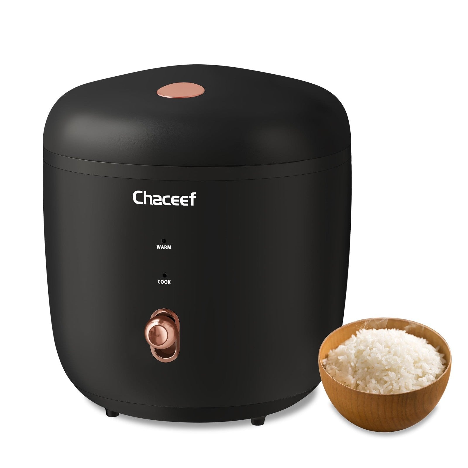 Compact 2-Cup Rice Cooker, Portable One-Touch Rice Maker, Non-Stick Pot, Keep Wa1