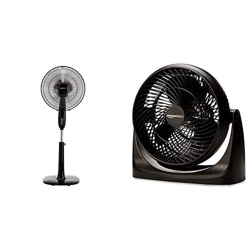 16-Inch Oscillating Dual Blade Pedestal Fan - 3 Speed Small Room Air Circulator1