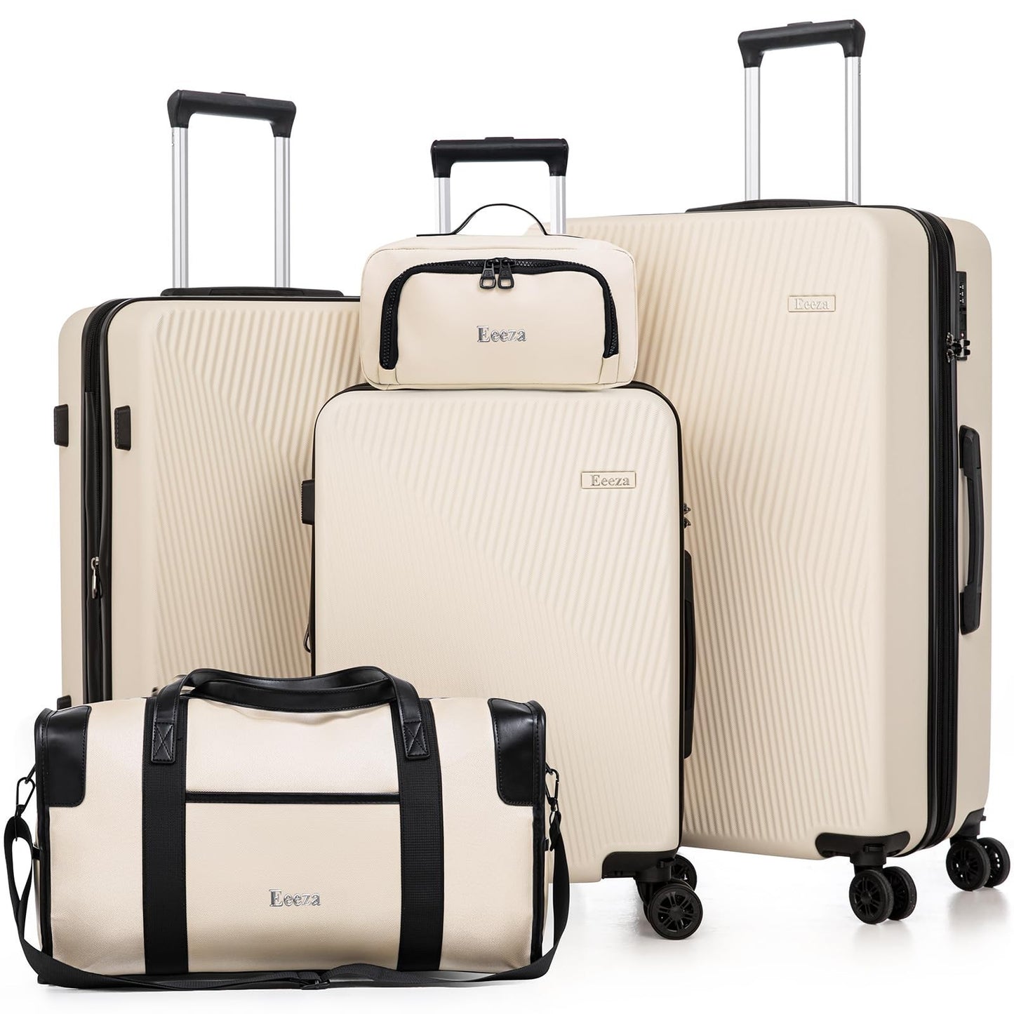 5-Piece Hardshell Luggage Set with TSA Lock, Spinner Wheels, Water-Repellent, Er1