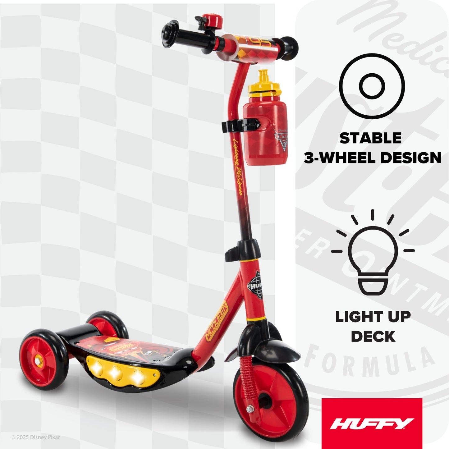 3-Wheel Toddler Scooter for Ages 3+, Colorful Character Designs, Fun & Safe Ride2
