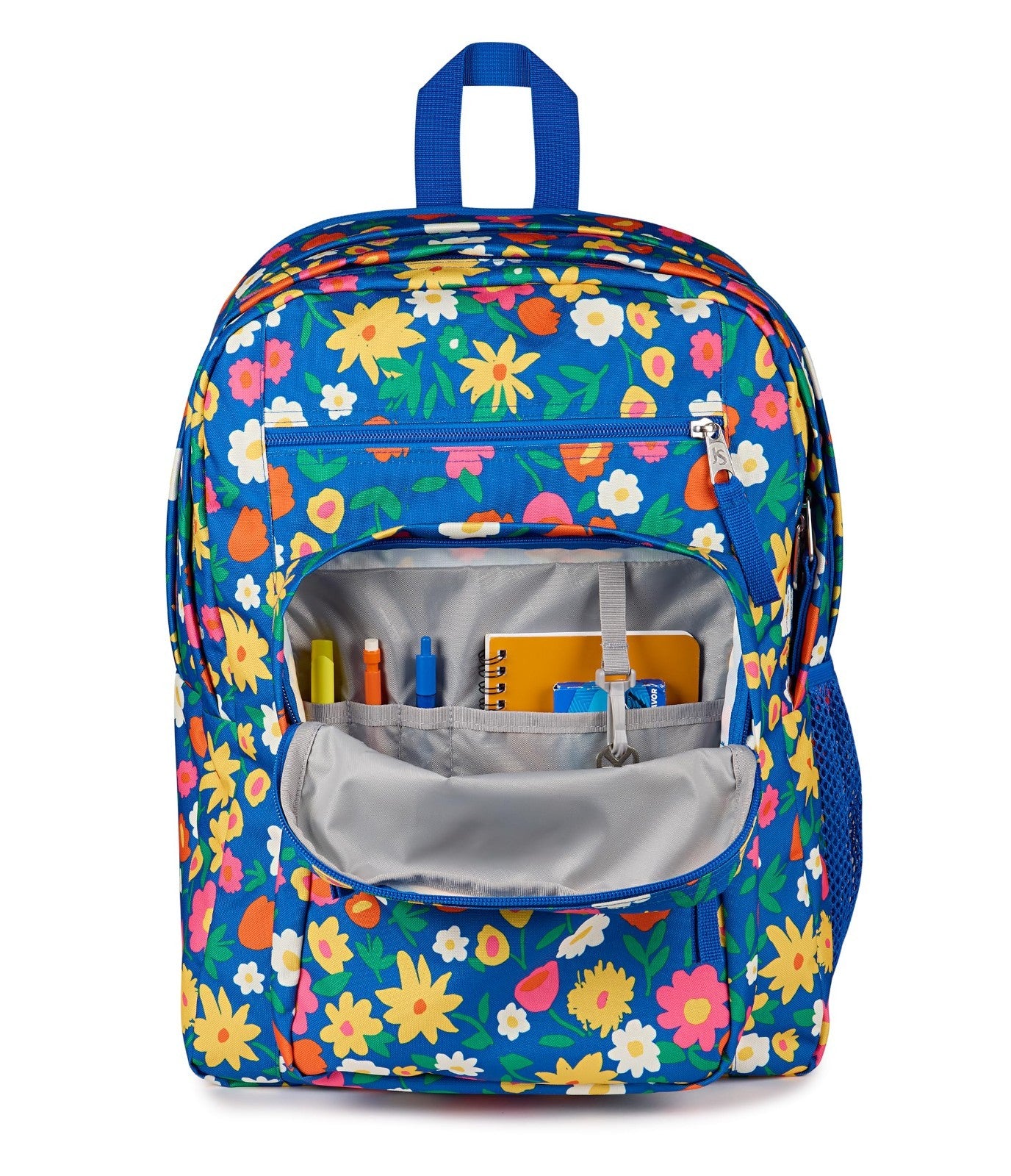 Stylish Laptop Backpack with 2 Compartments, Ergonomic Straps, 15" Sleeve, Flora4