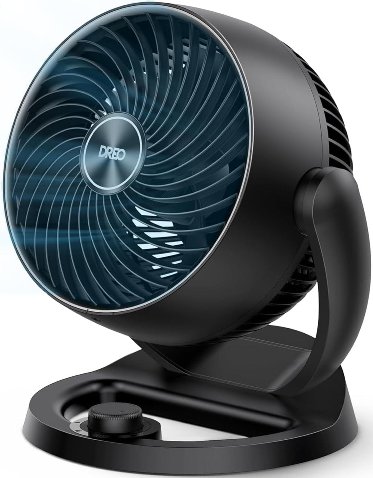 12" Quiet Table Fan   70ft Airflow, 120° Tilt, 3 Speeds, Desktop Circulator for1
