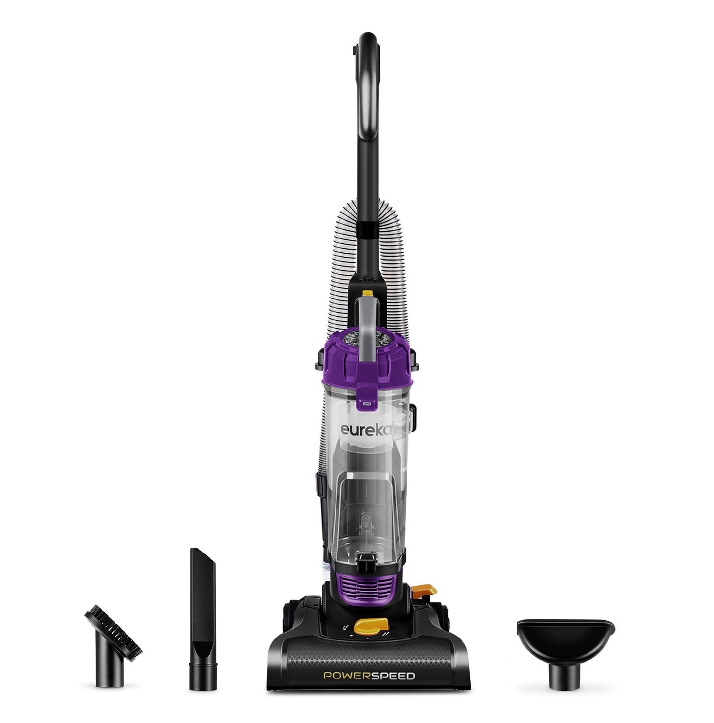 Bagless Upright Vacuum Cleaner - 5-Height Brush Roll, 12.6" Cleaning Path, Pet H1