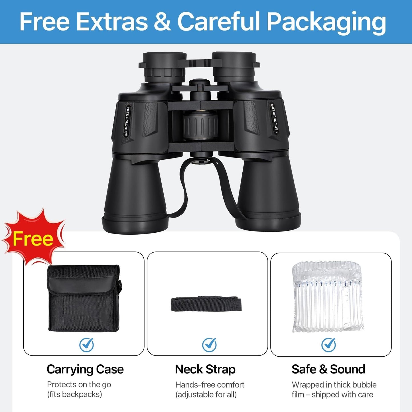 High Power 20x50 Waterproof Binoculars for Bird Watching, Hunting, Hiking, Trave5