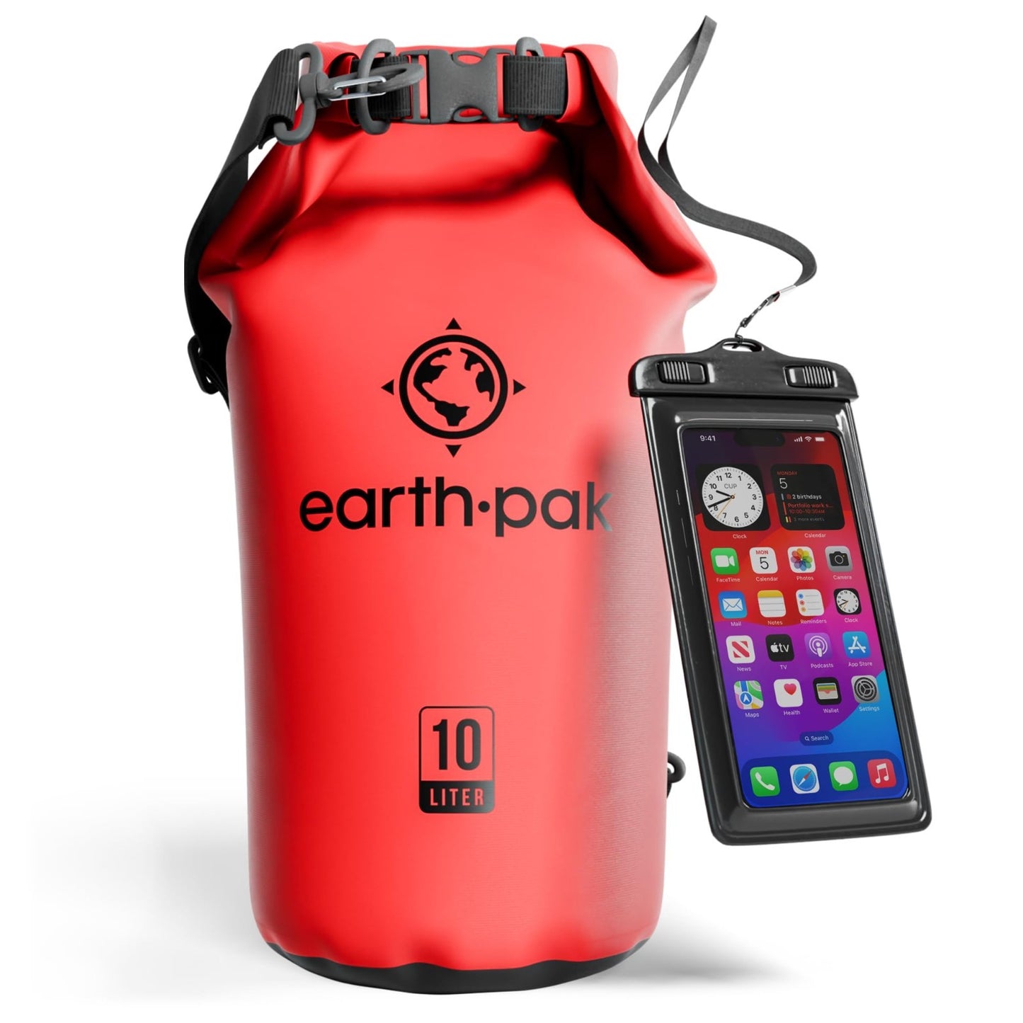 Waterproof Dry Bag Backpack   Roll Top Sack for Kayaking & Outdoor Gear + Phone1
