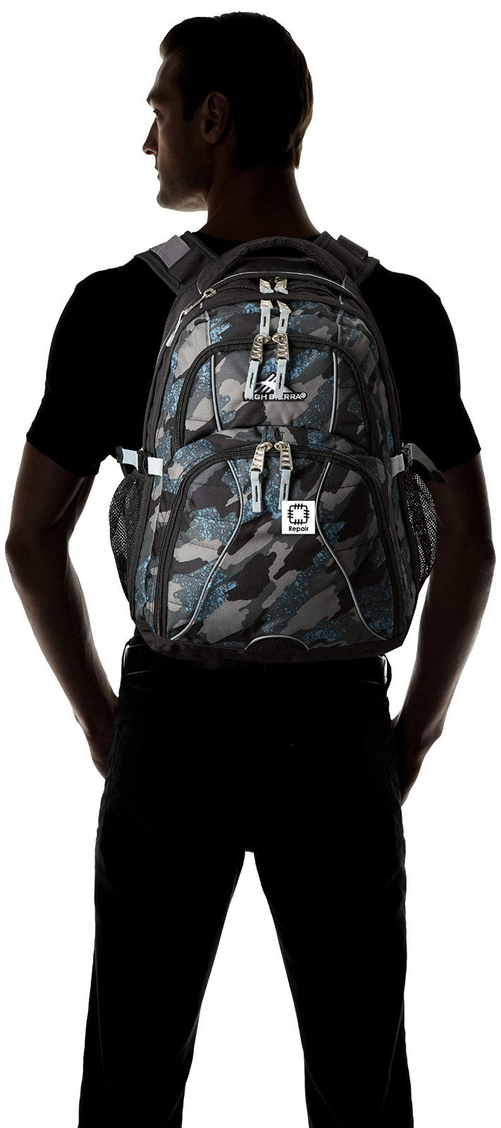 Versatile Laptop Backpack for School/Travel   Graffiti/Black/Ash, One Size2