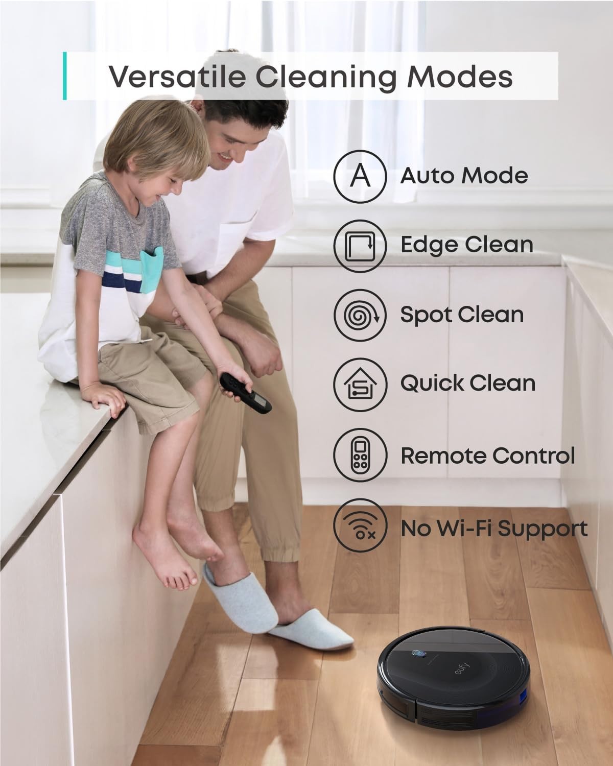 Robot Vacuum Cleaner - Super Thin, Quiet, Self-Charging, Cleans Hard Floors & Ca5