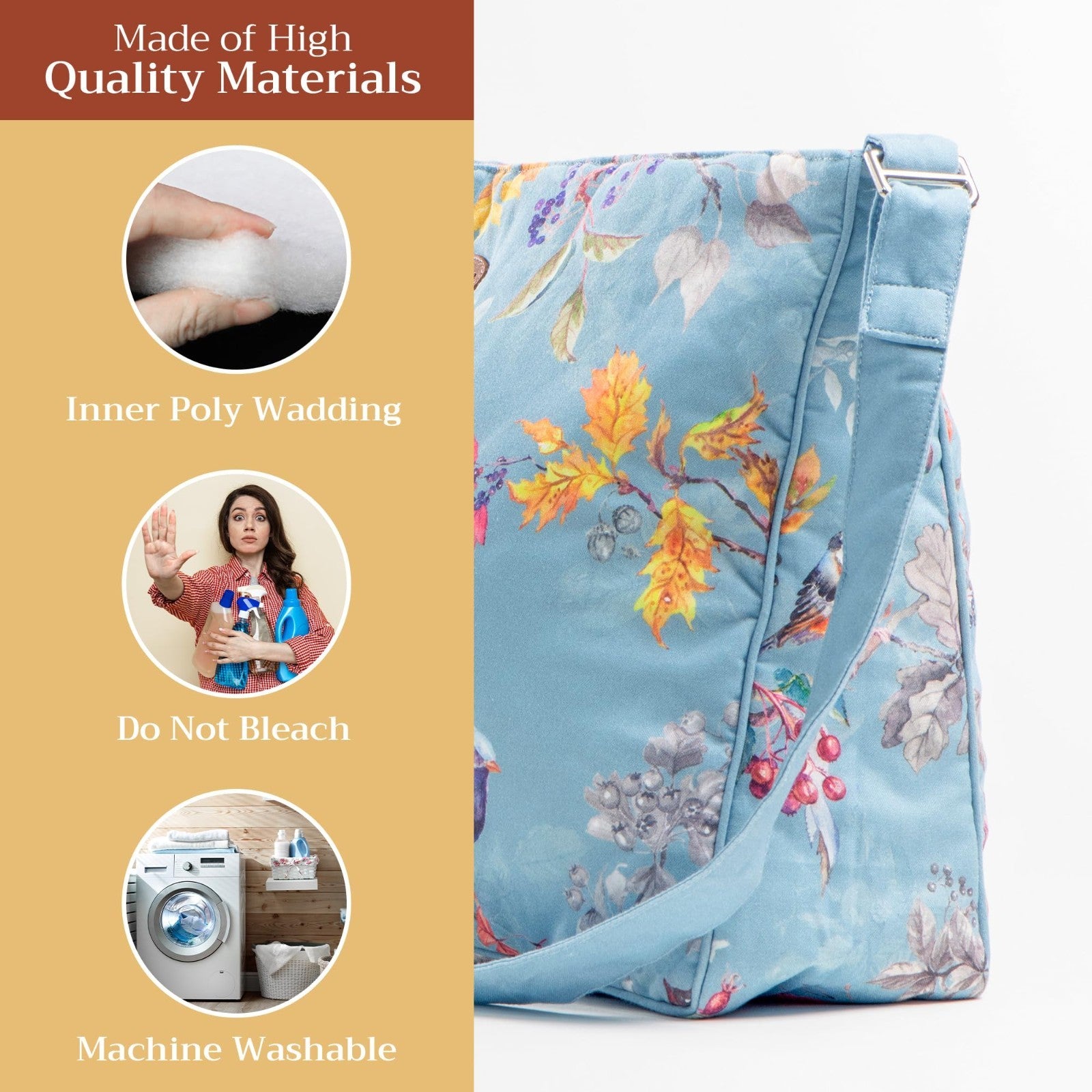Stylish Cotton Shoulder Bag for Women   Versatile Handbag, Everyday Use, Fashion11