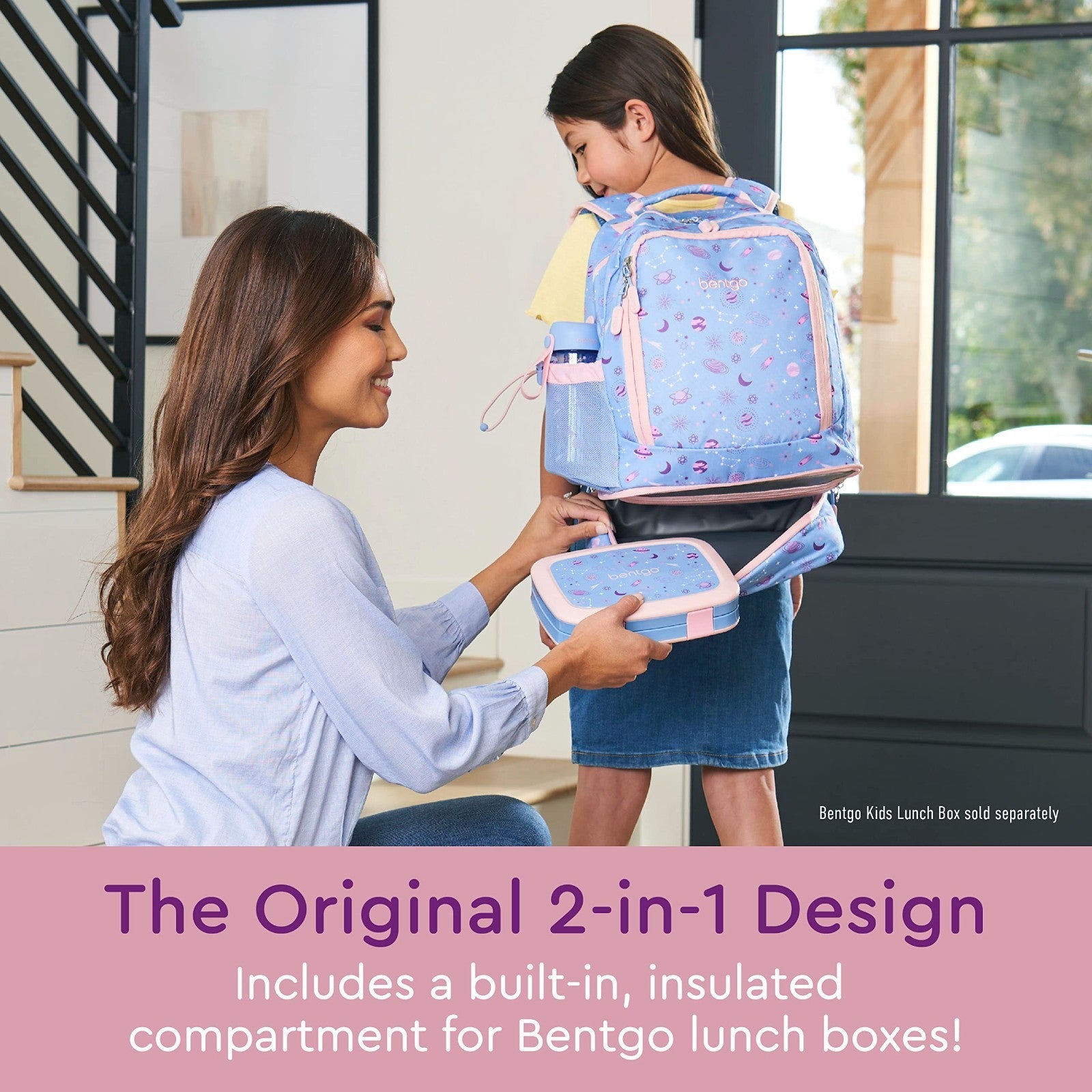 Kids 2 in 1 Backpack & Insulated Lunch Bag   Padded Straps for Comfort2