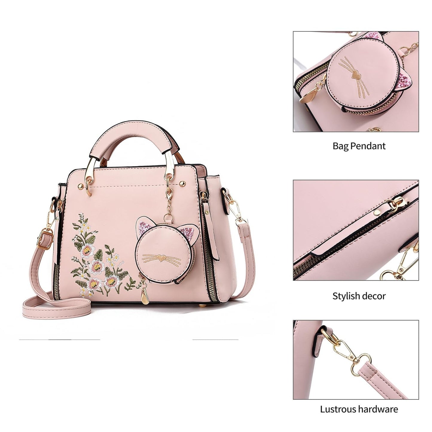 Stylish Women's Crossbody Handbags - Top Handle Satchel & Small Tote Bags3