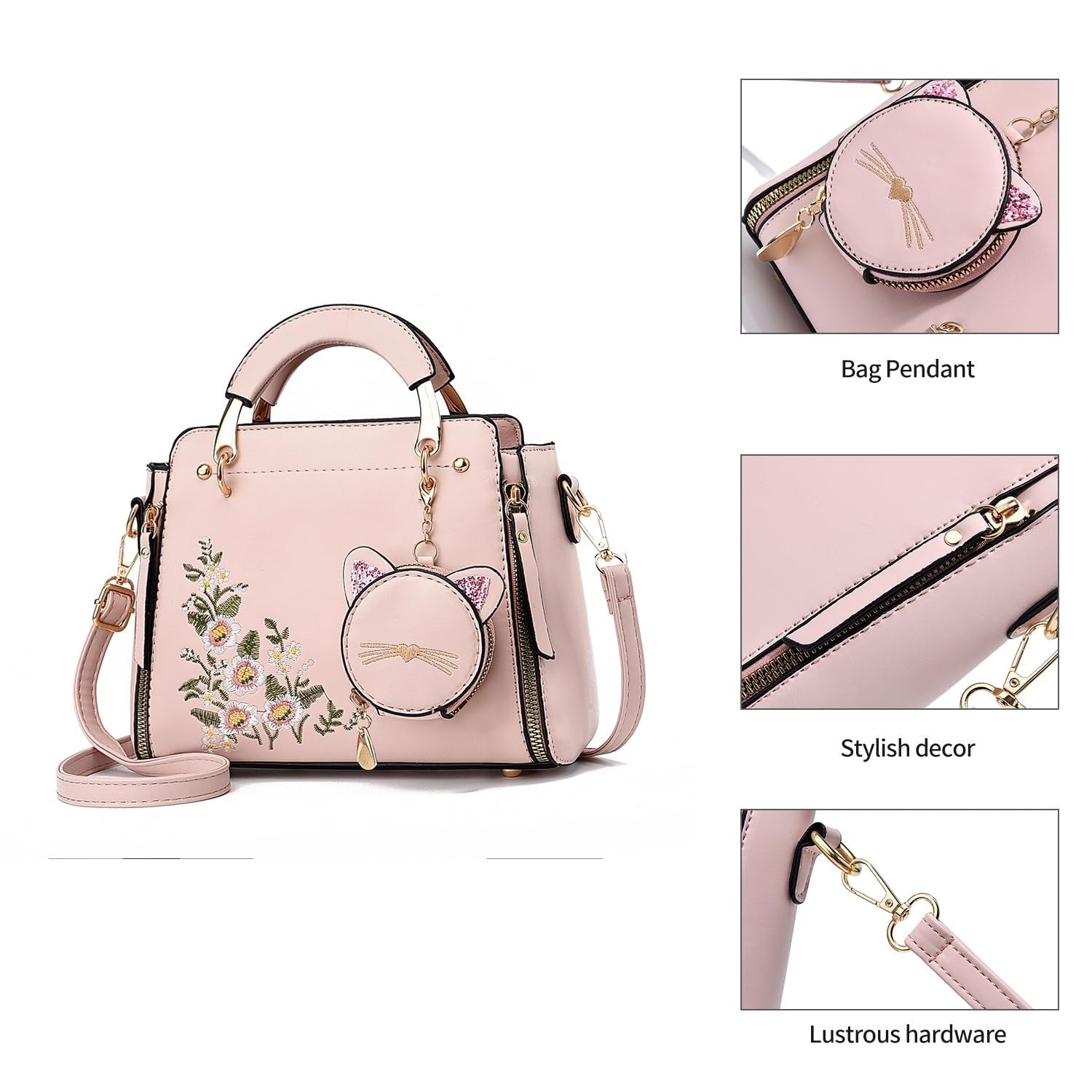 Stylish Women's Crossbody Handbags - Top Handle Satchel & Small Tote Bags3